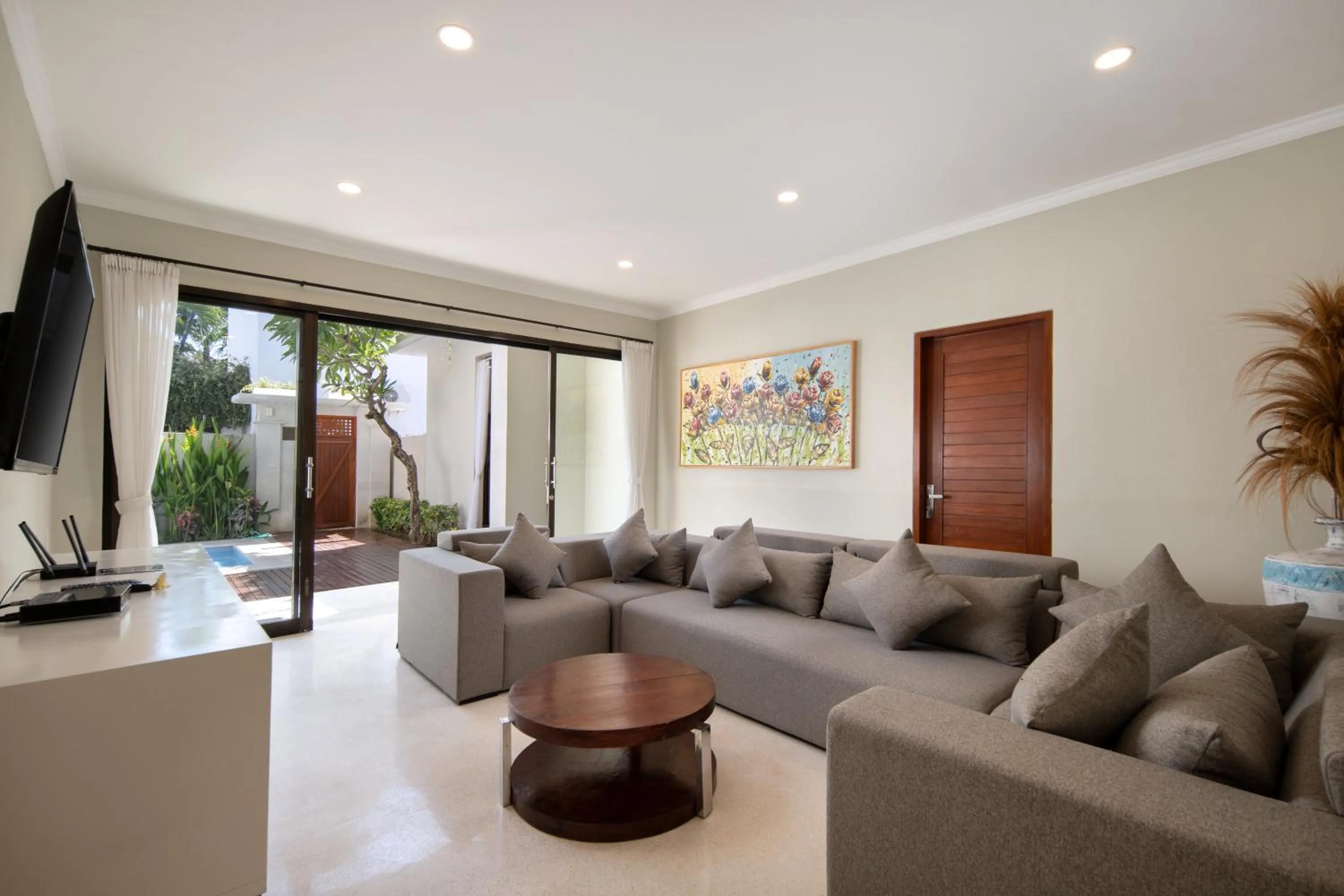 Living room in Daha Mansions Seminyak