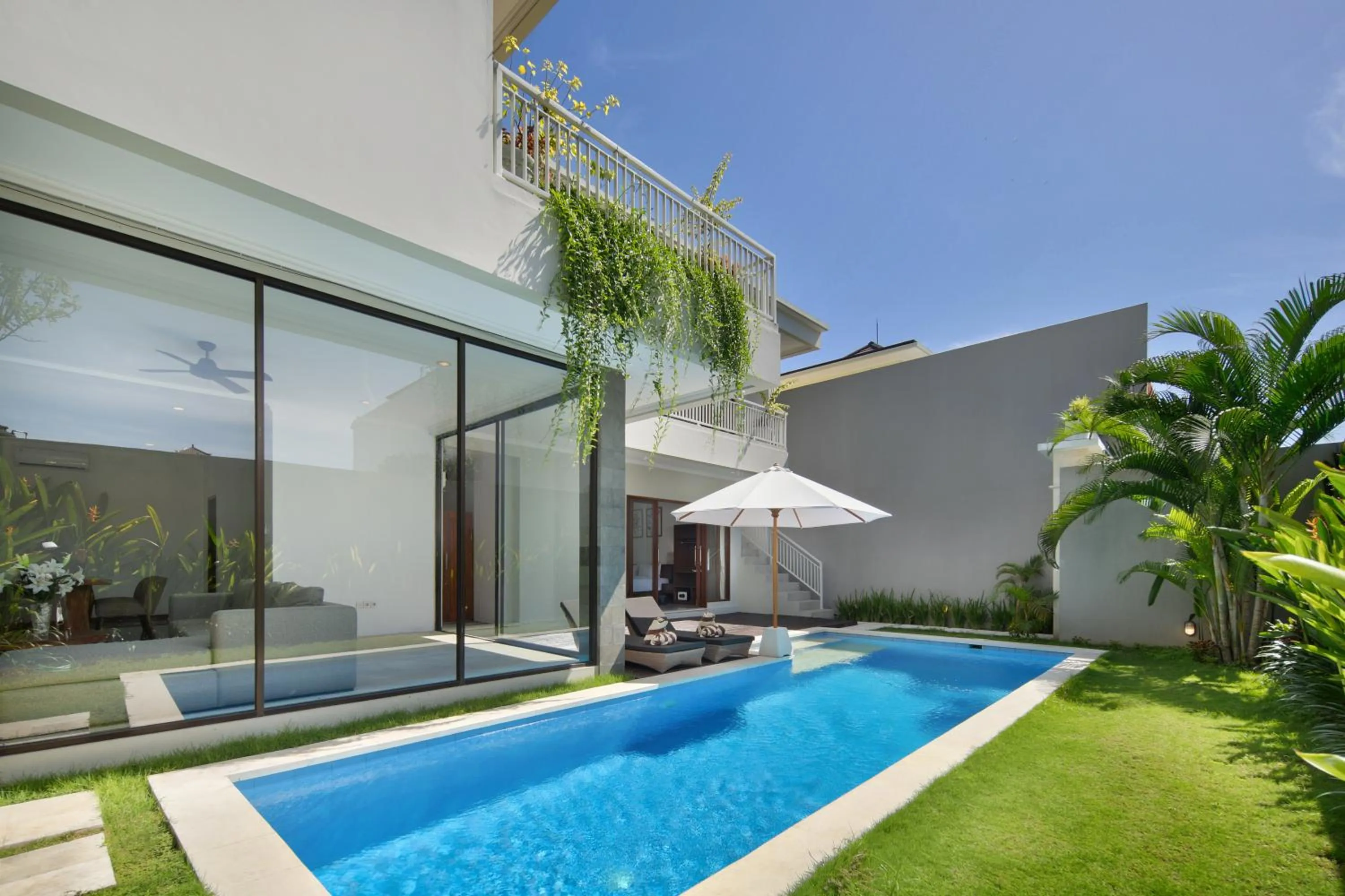 Pool view in Daha Mansions Seminyak