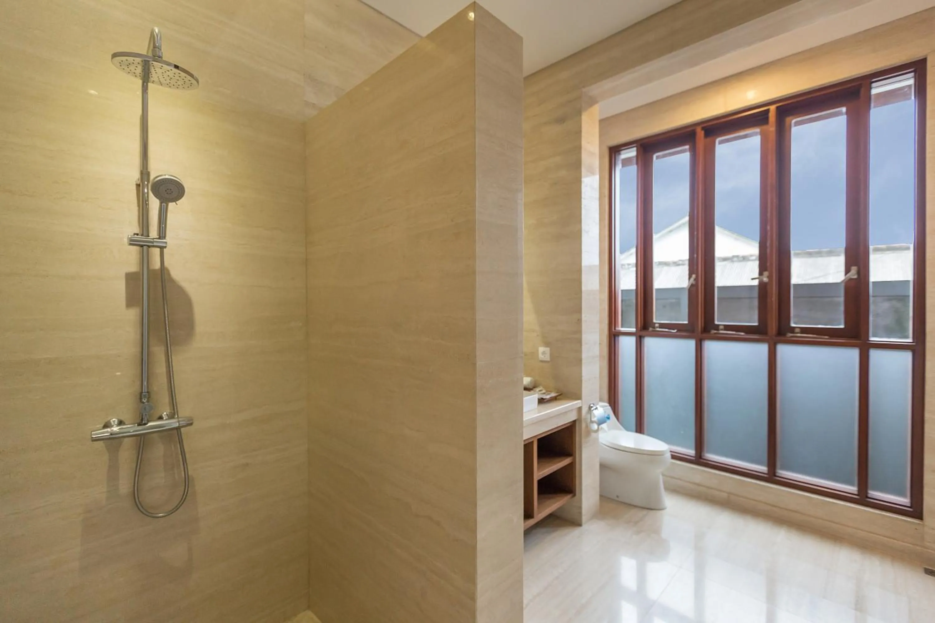 Shower in Entrada Seminyak Villa By Nagisa Bali