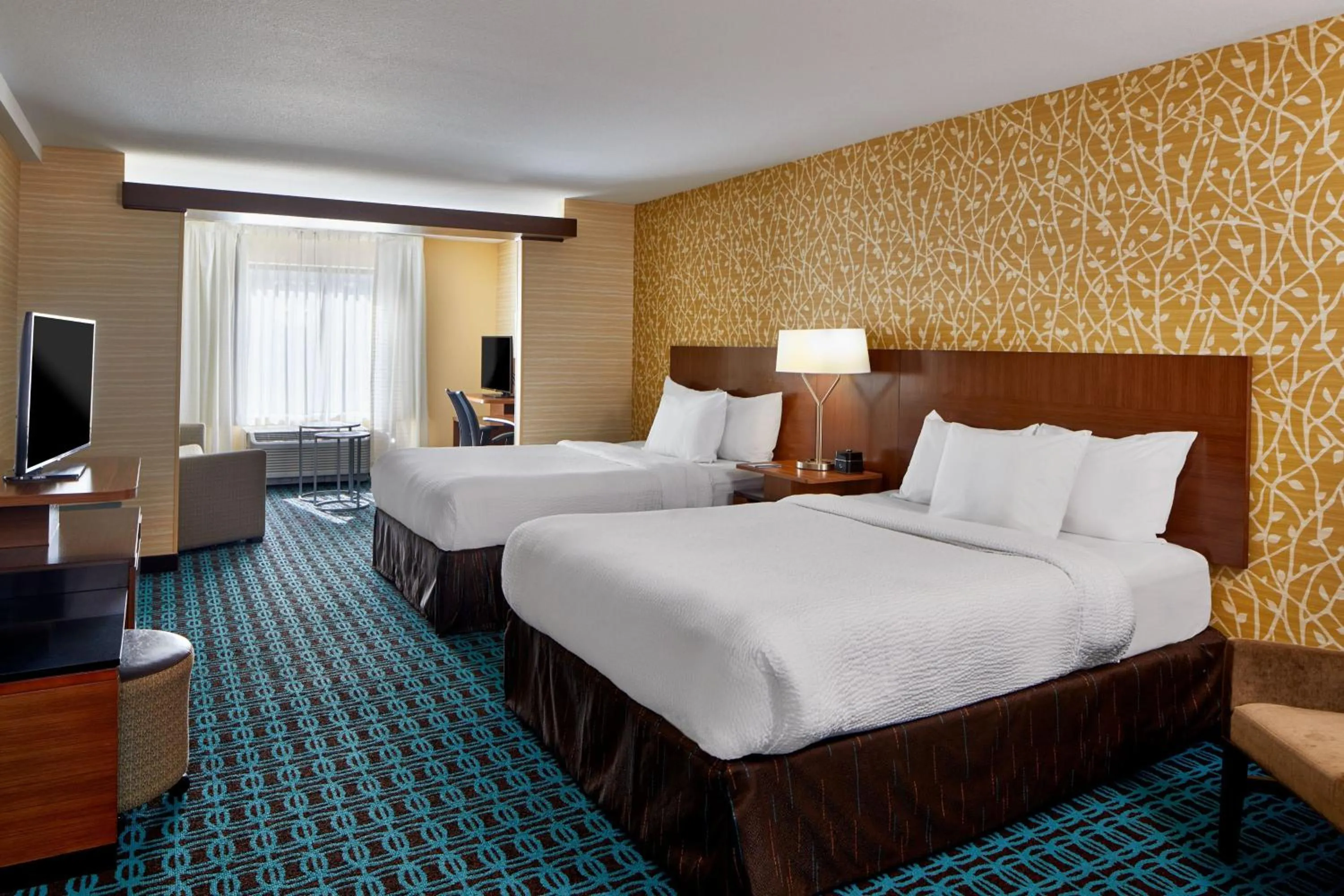 Photo of the whole room, Bed in Fairfield Inn & Suites by Marriott Atlanta Lithia Springs