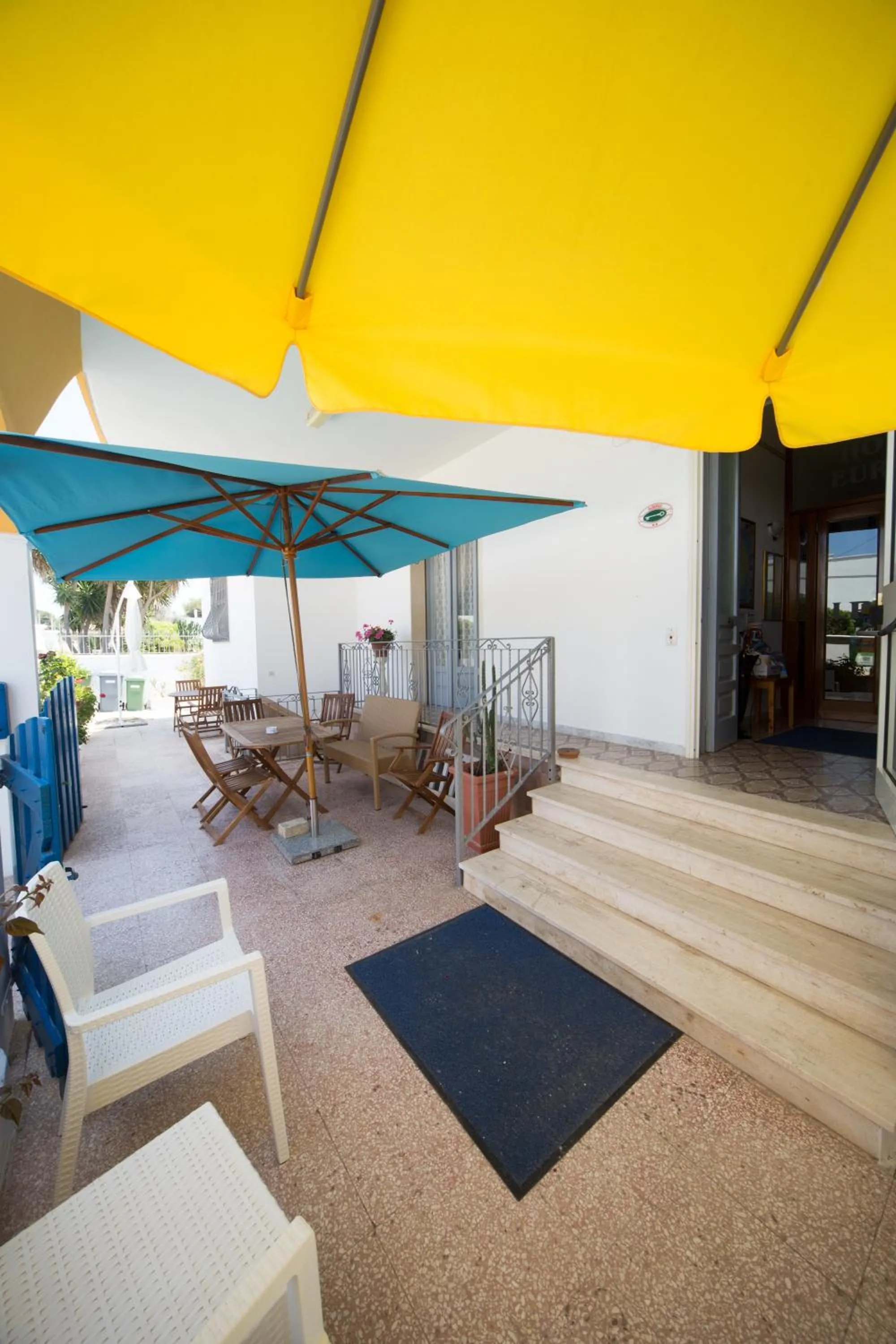 Patio in Albergo Europa