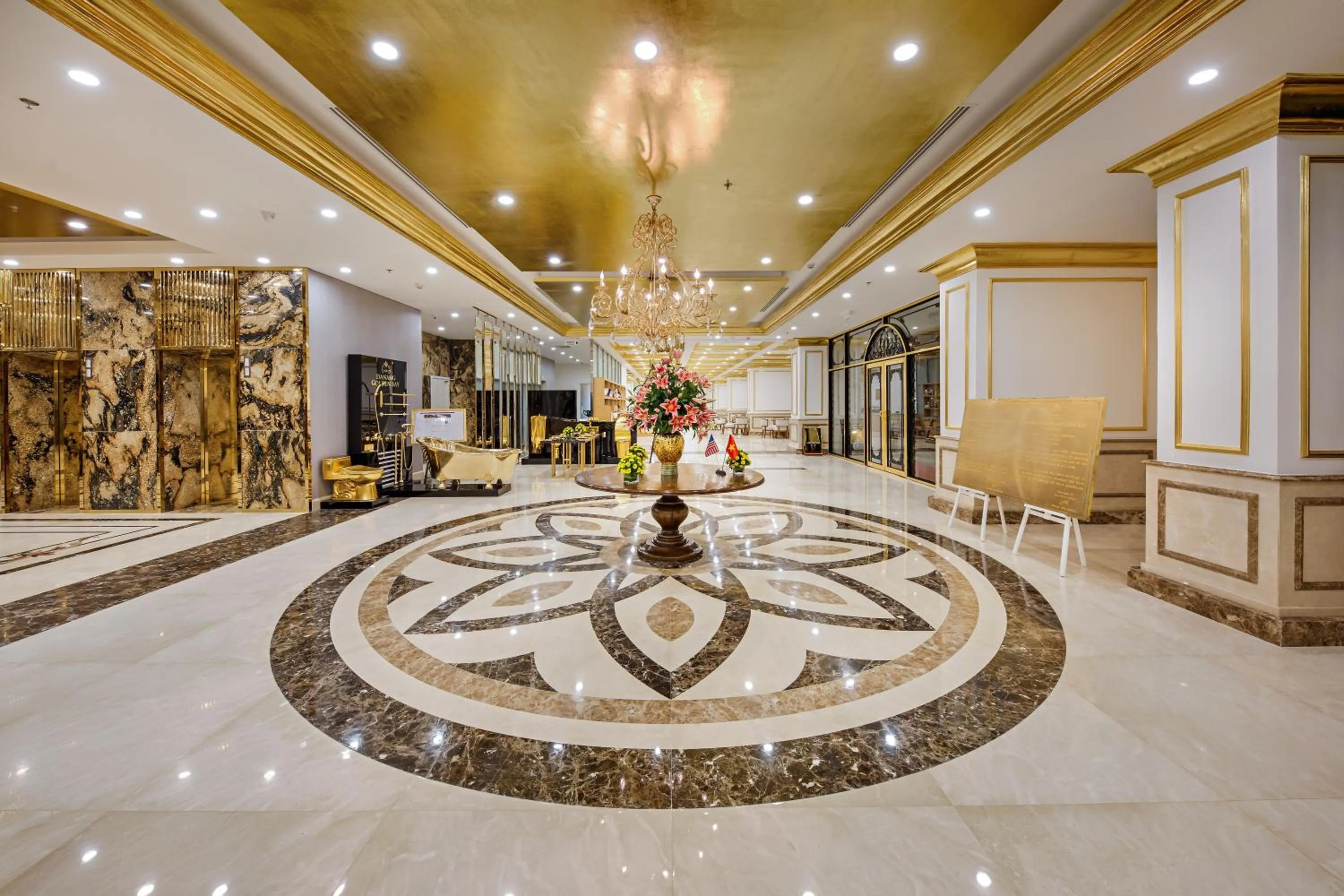 Lobby or reception in Wyndham Danang Golden Bay - Free Shuttle Bus to Beach