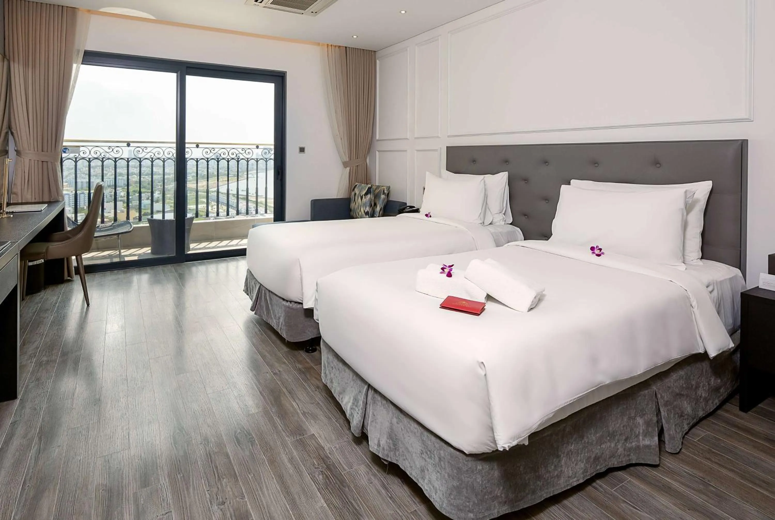 Photo of the whole room, Bed in Wyndham Danang Golden Bay - Free Shuttle Bus to Beach