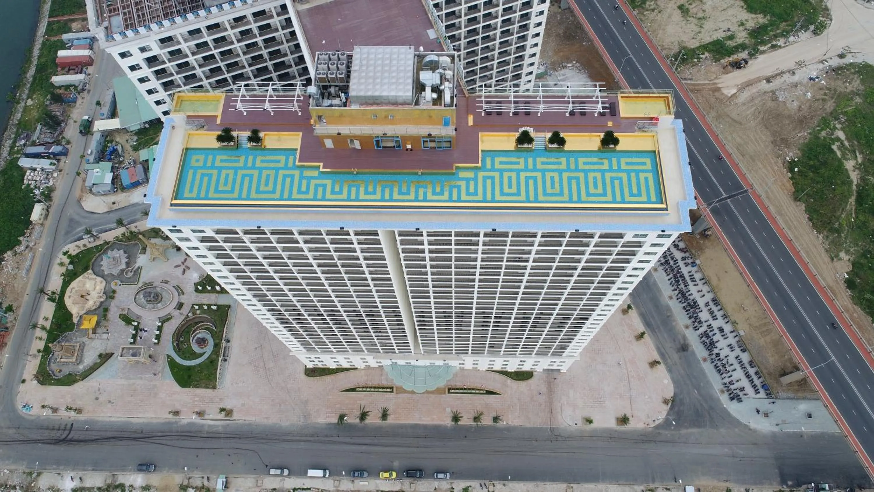 Bird's eye view in Wyndham Danang Golden Bay - Free Shuttle Bus to Beach