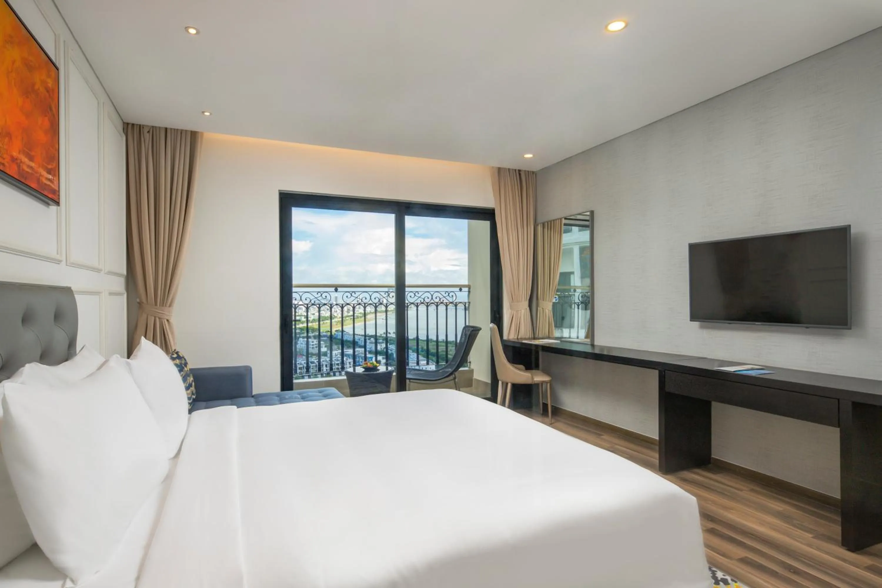 Photo of the whole room, Bed in Wyndham Danang Golden Bay - Free Shuttle Bus to Beach