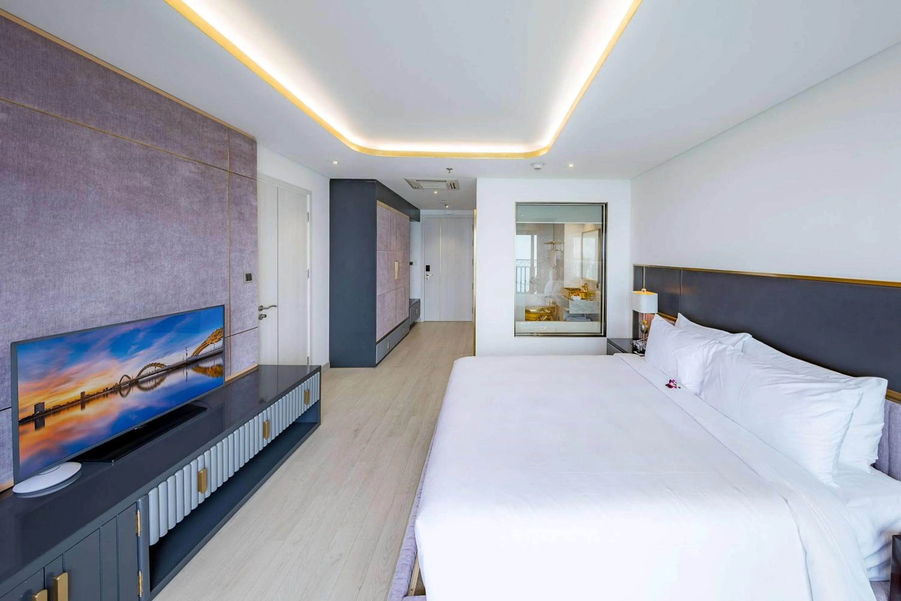 Photo of the whole room, Bed in Wyndham Danang Golden Bay - Free Shuttle Bus to Beach