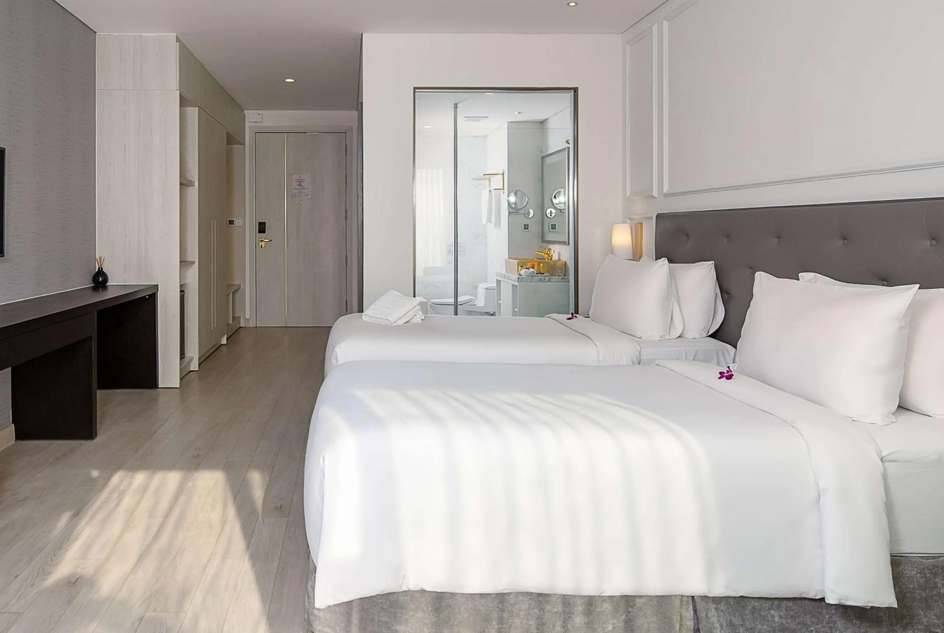 Photo of the whole room, Bed in Wyndham Danang Golden Bay - Free Shuttle Bus to Beach