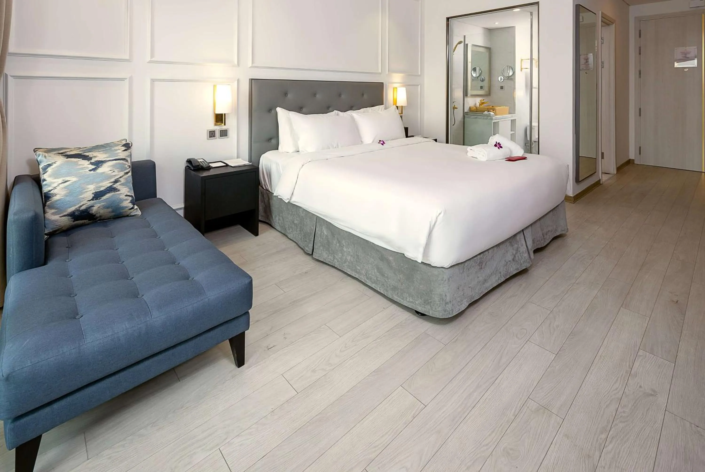 Photo of the whole room, Bed in Wyndham Danang Golden Bay - Free Shuttle Bus to Beach