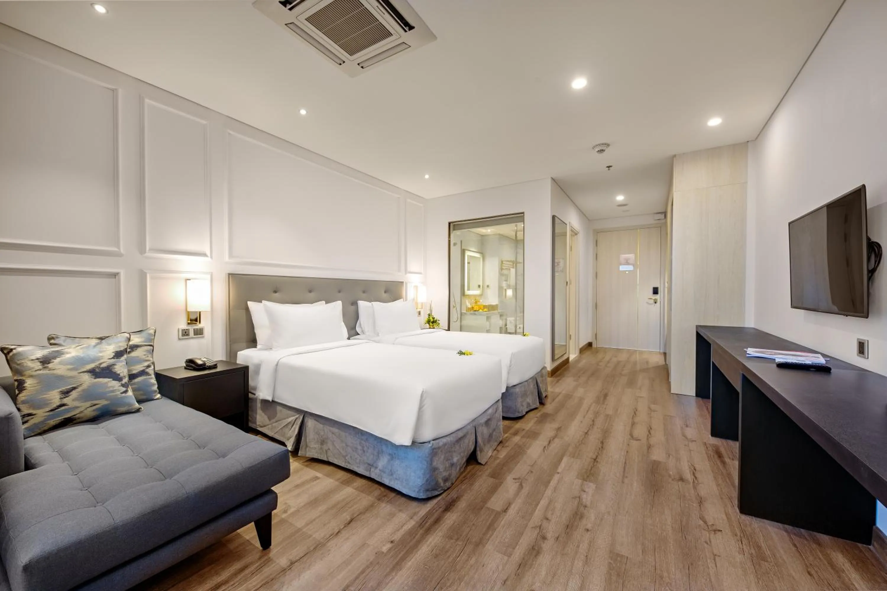 Bedroom, Bed in Wyndham Danang Golden Bay - Free Shuttle Bus to Beach