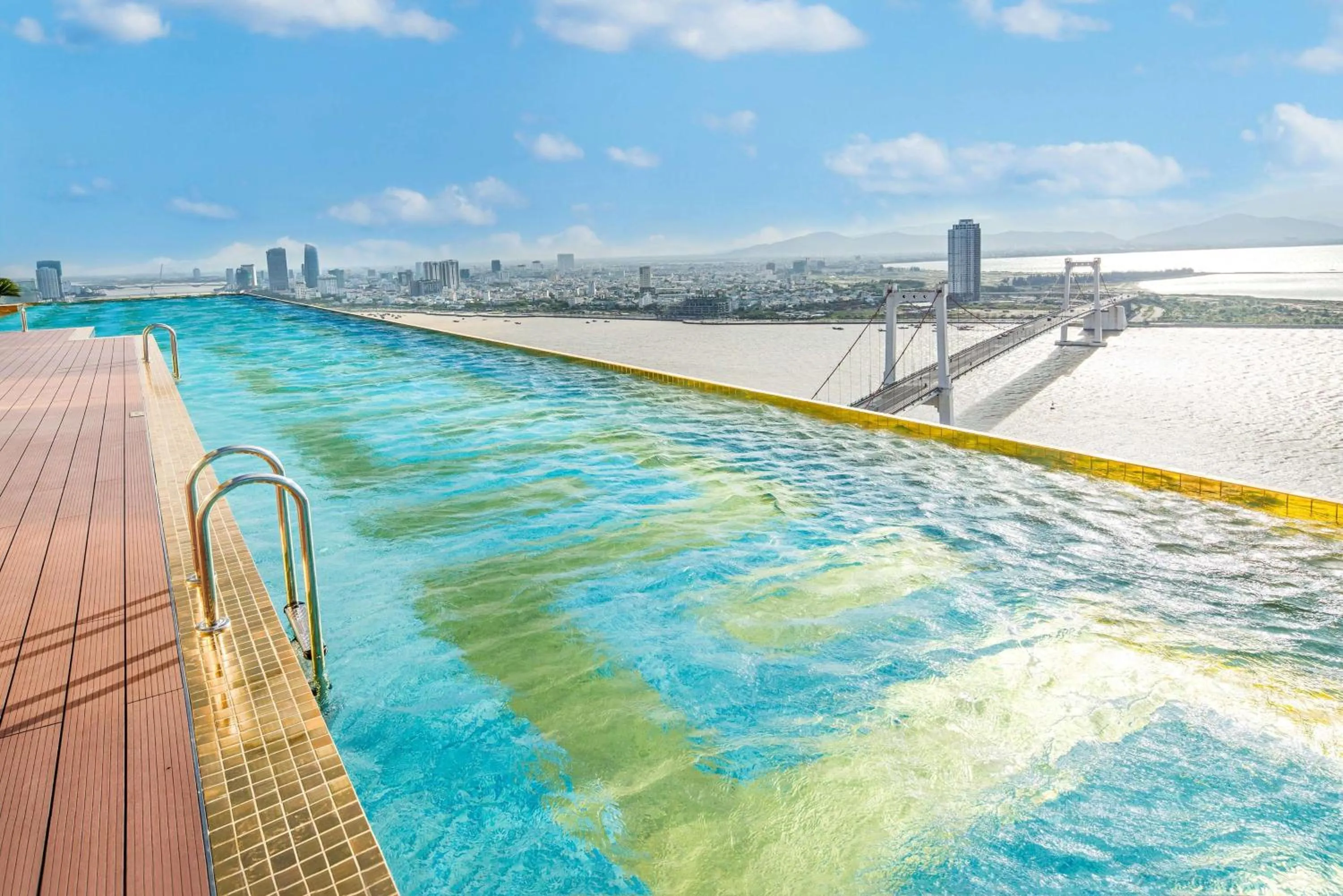 Pool view in Wyndham Danang Golden Bay - Free Shuttle Bus to Beach