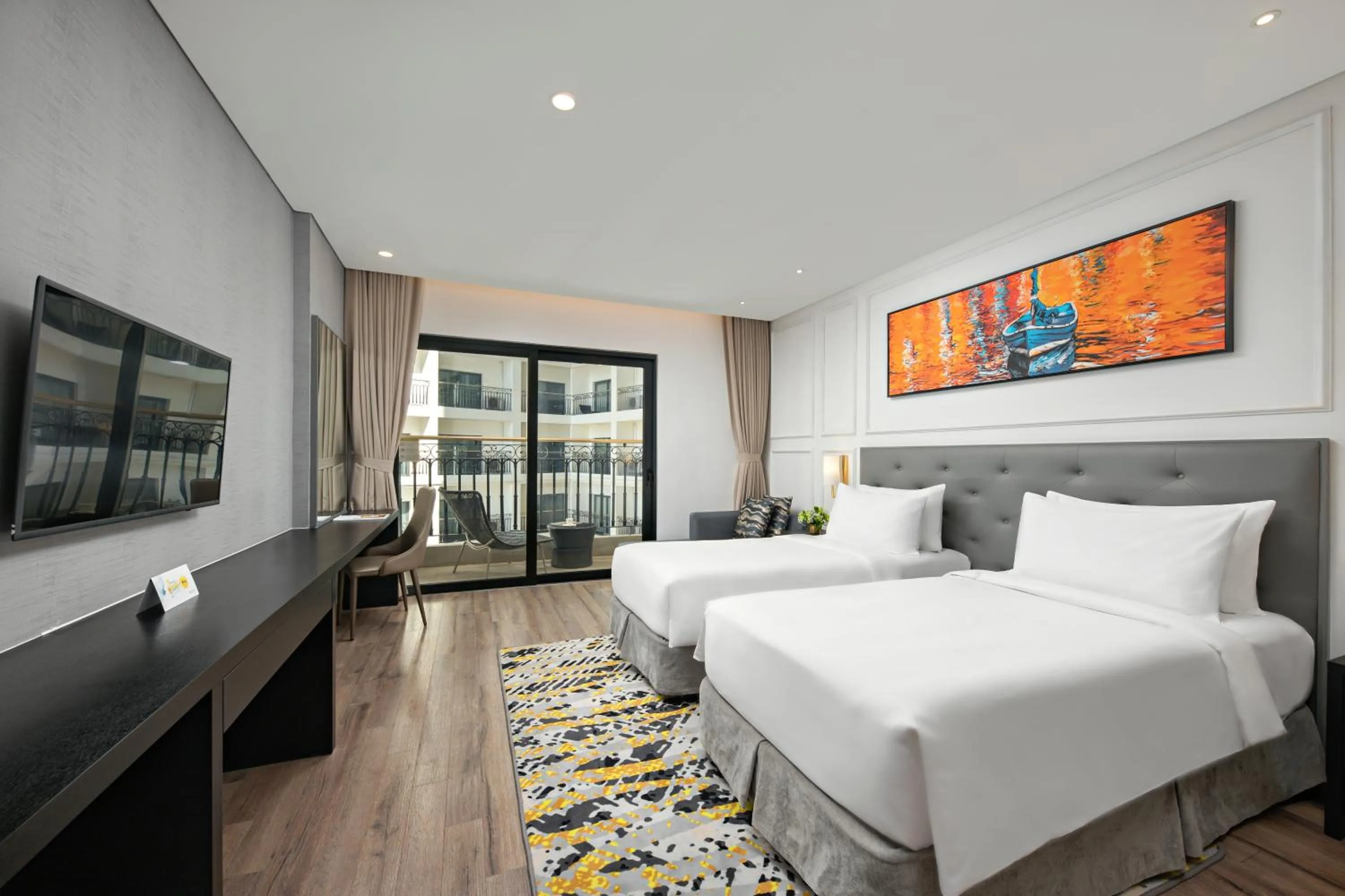 Photo of the whole room, Bed in Wyndham Danang Golden Bay - Free Shuttle Bus to Beach