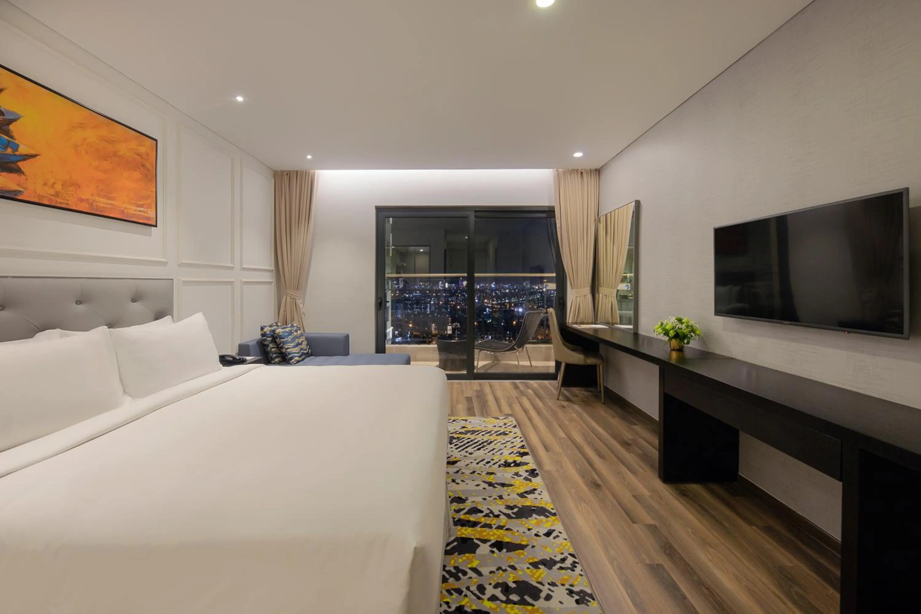 Photo of the whole room, Bed in Wyndham Danang Golden Bay - Free Shuttle Bus to Beach