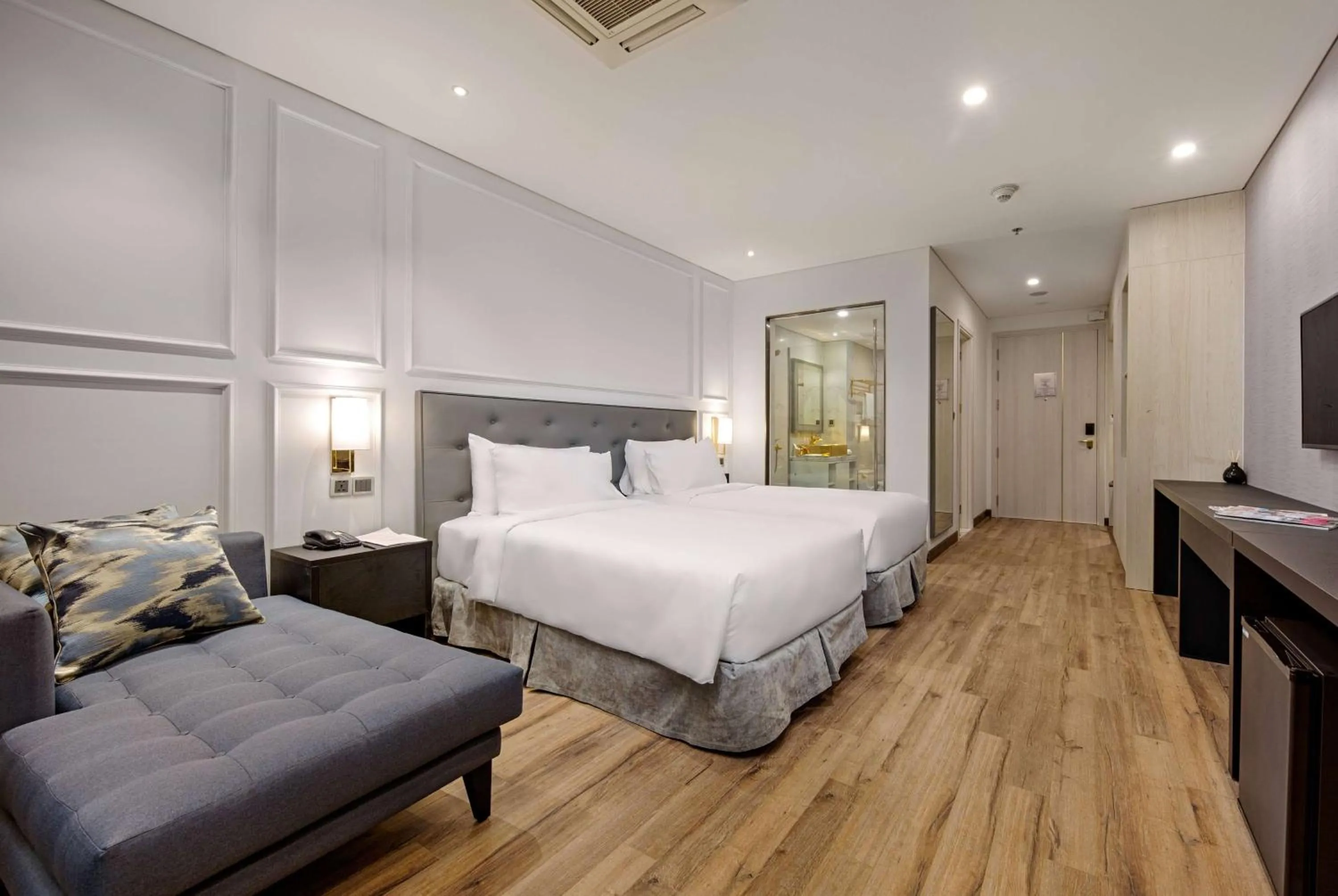 Photo of the whole room, Bed in Wyndham Danang Golden Bay - Free Shuttle Bus to Beach