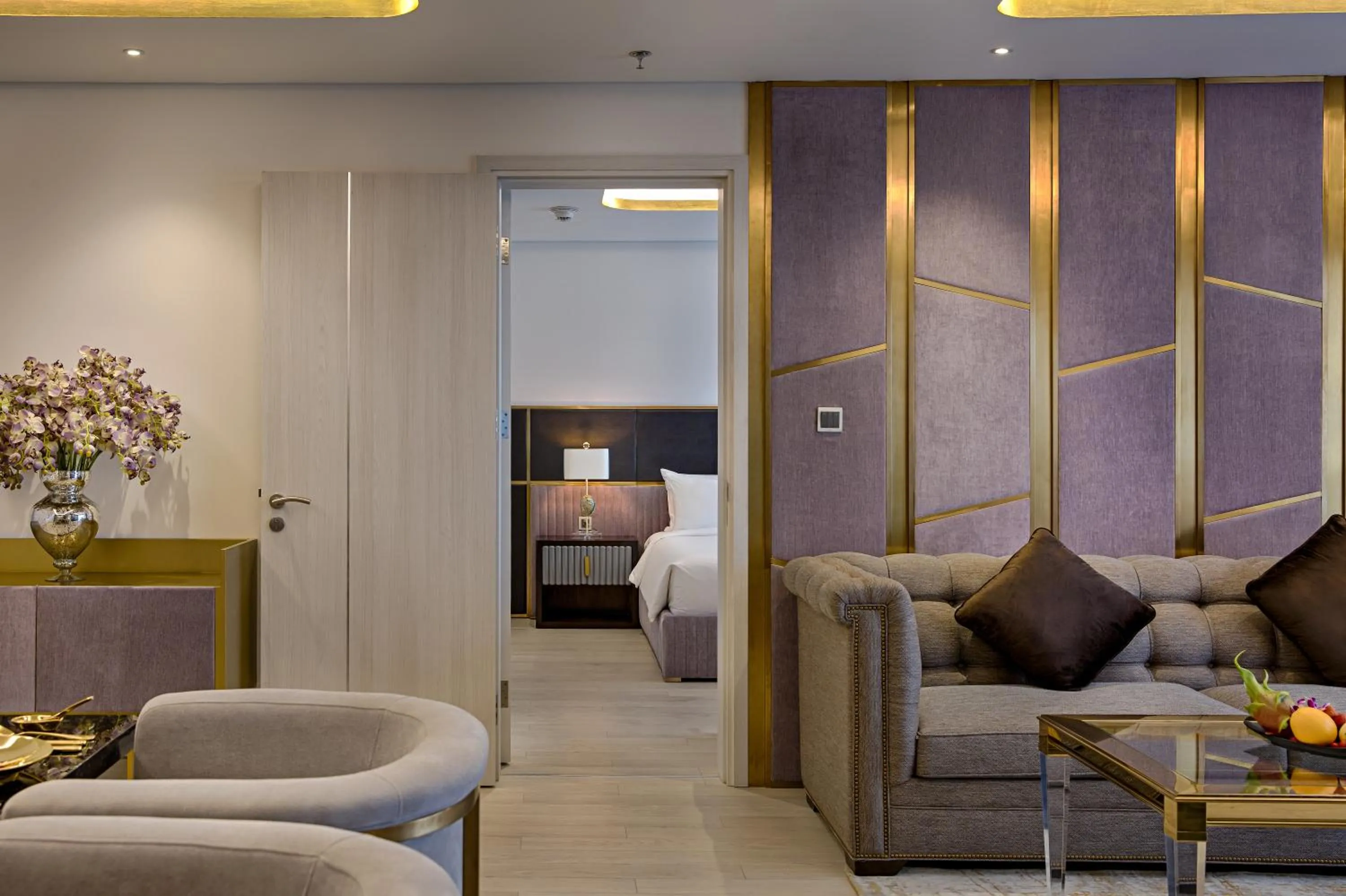 Living room in Wyndham Danang Golden Bay - Free Shuttle Bus to Beach