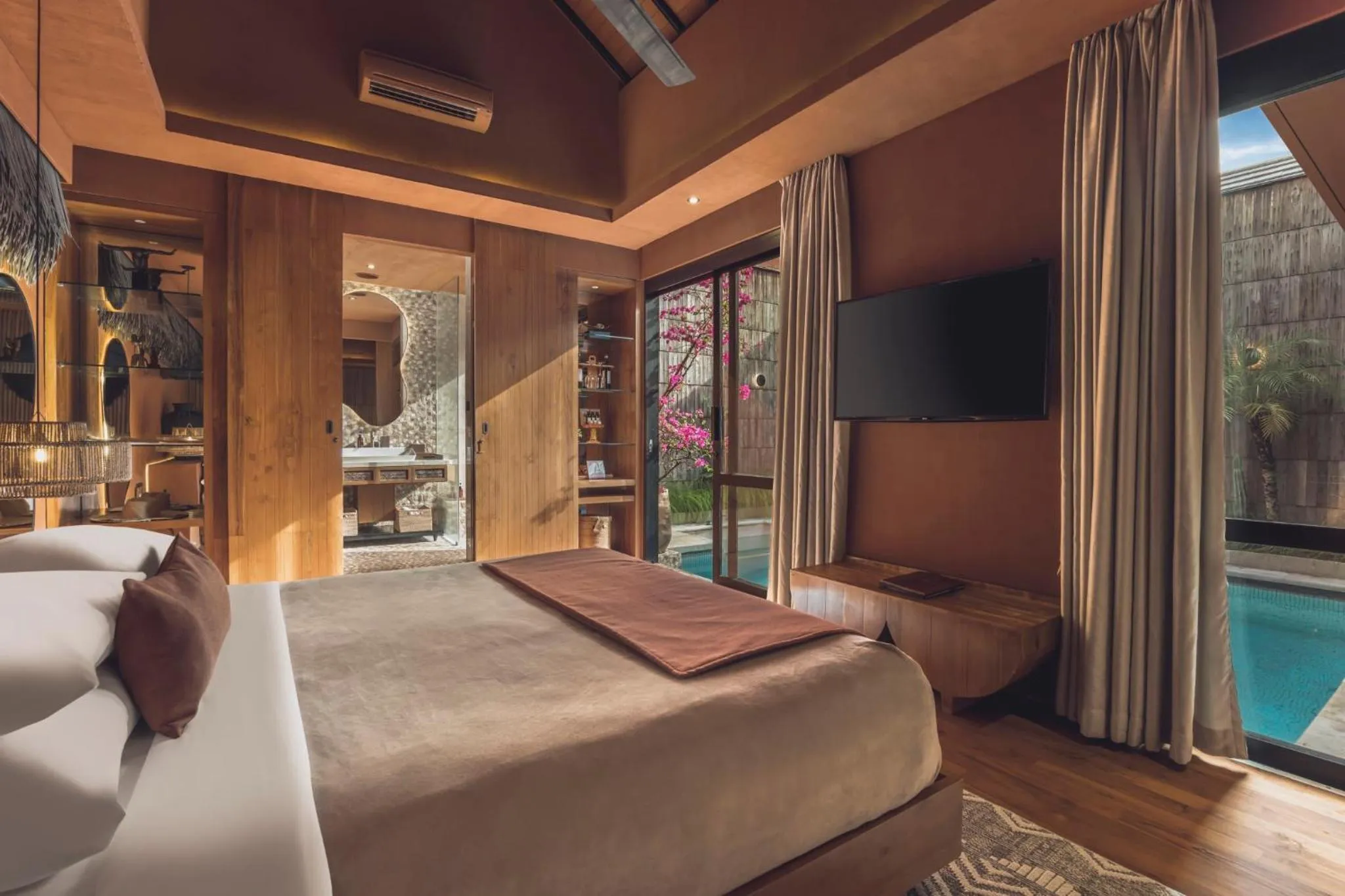 Bedroom, Bed in Sana Vie Villa Seminyak by Ini Vie Hospitality