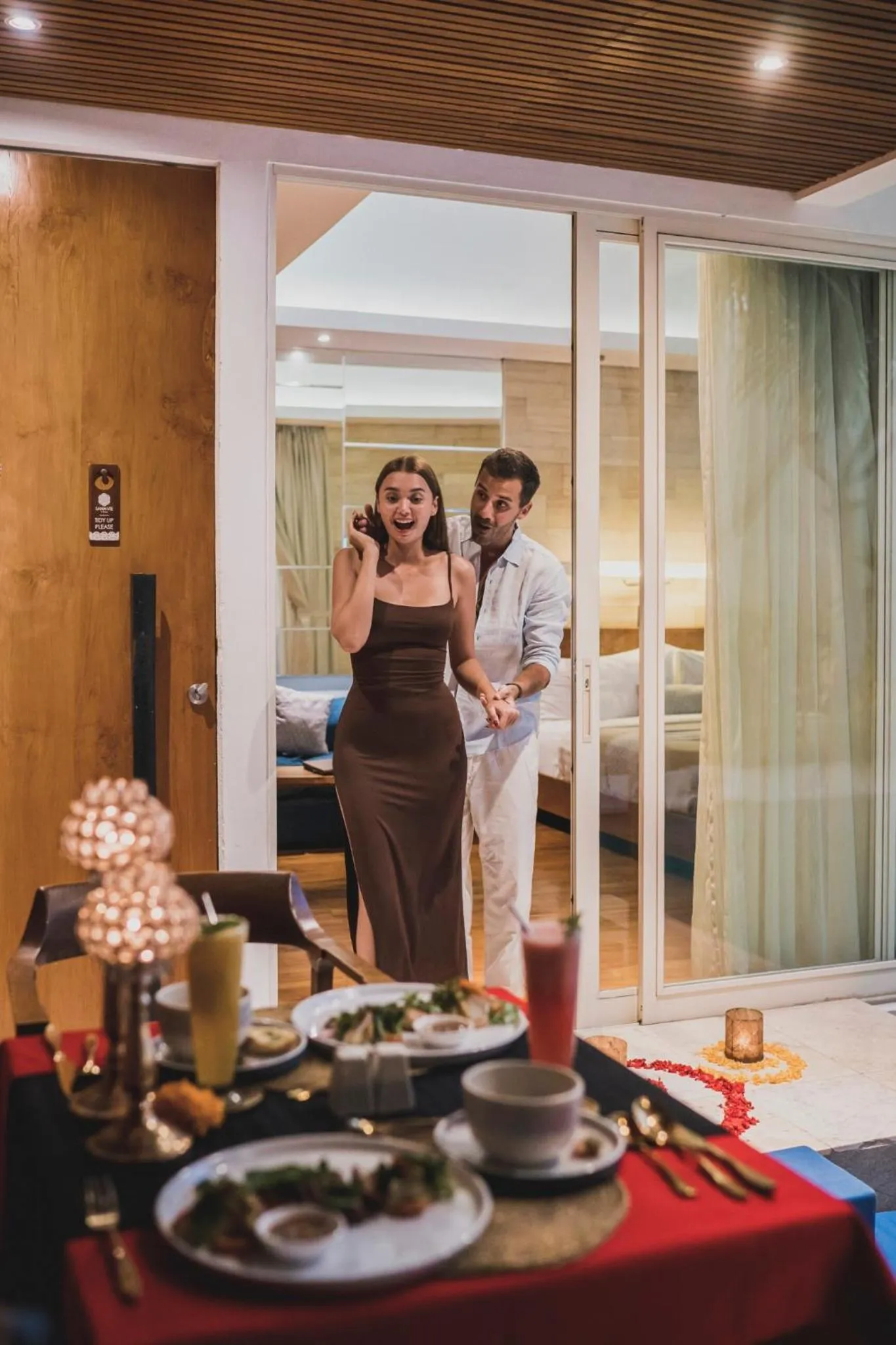 Dinner in Sana Vie Villa Seminyak by Ini Vie Hospitality