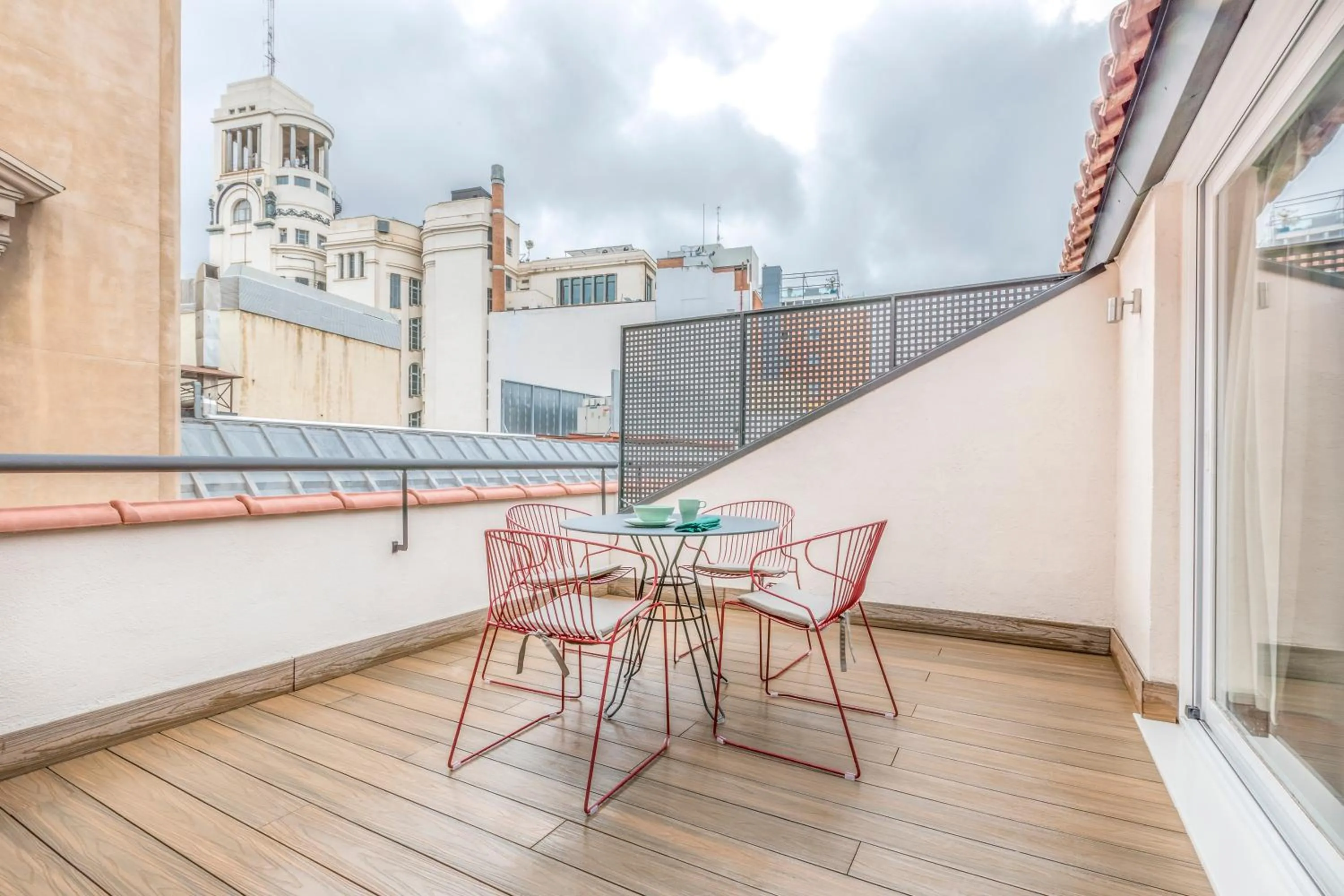 Balcony/Terrace in Slow Suites Bellas Artes
