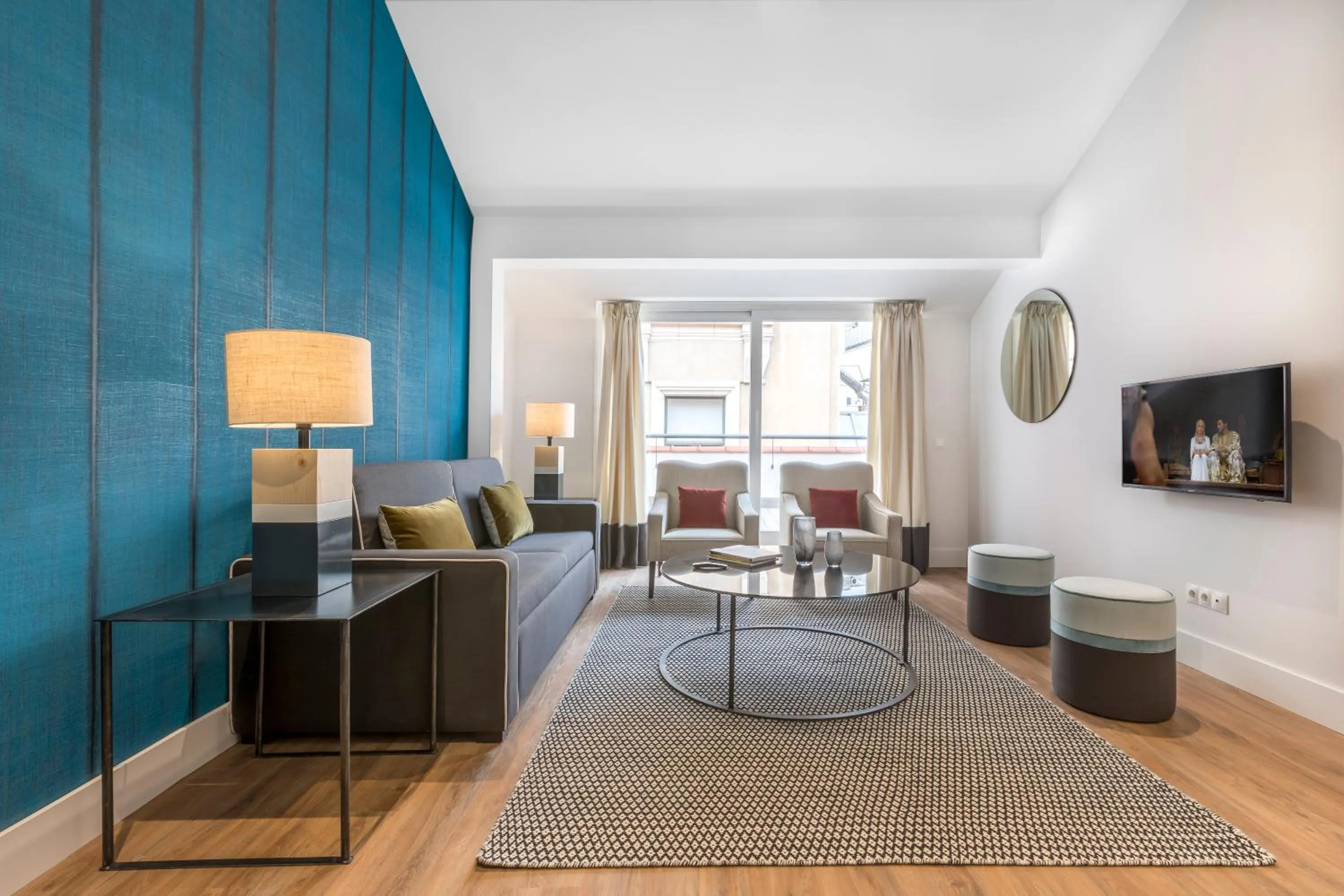 Living room in Slow Suites Bellas Artes