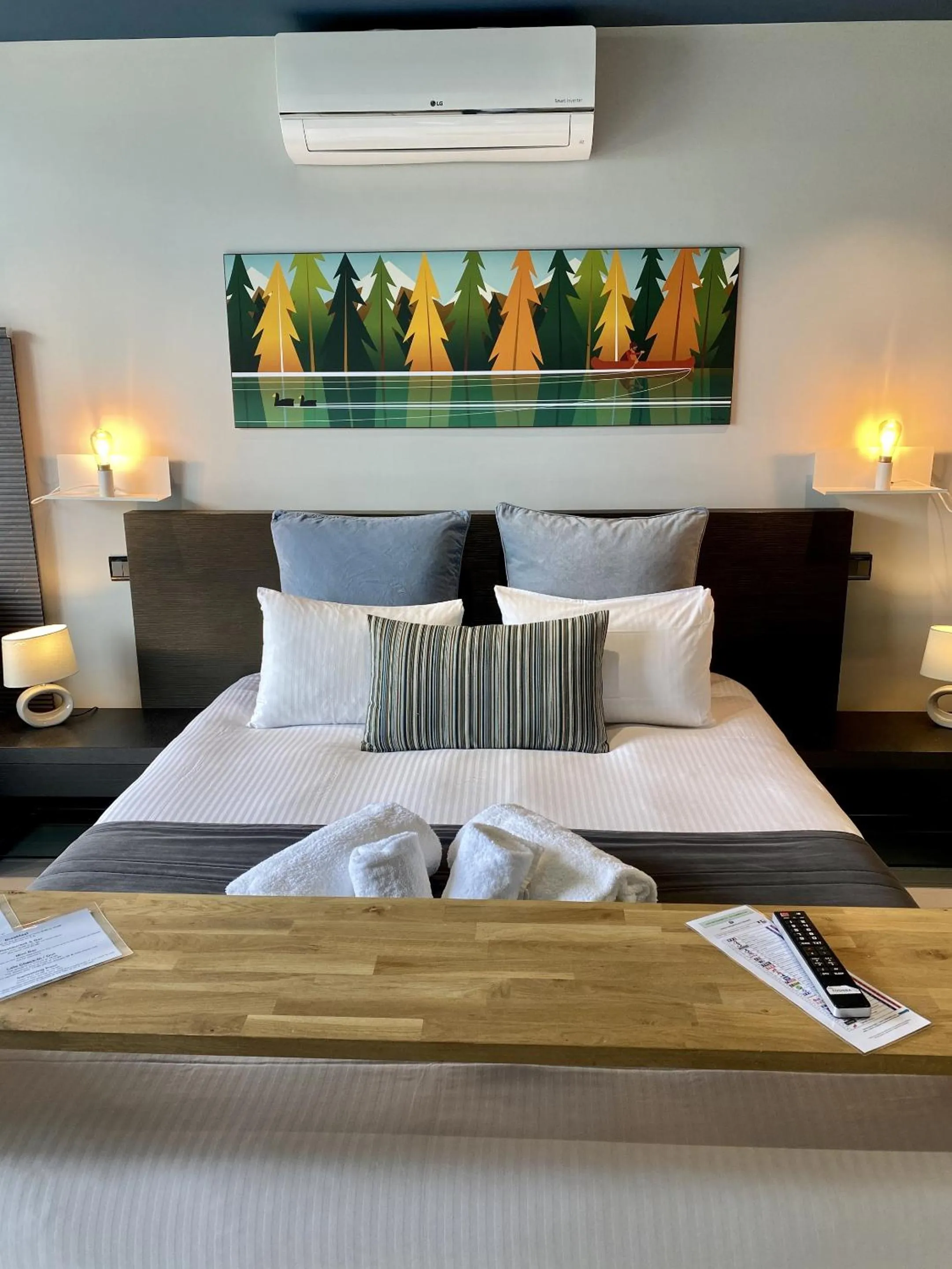 Bed in Les Suites du Lac