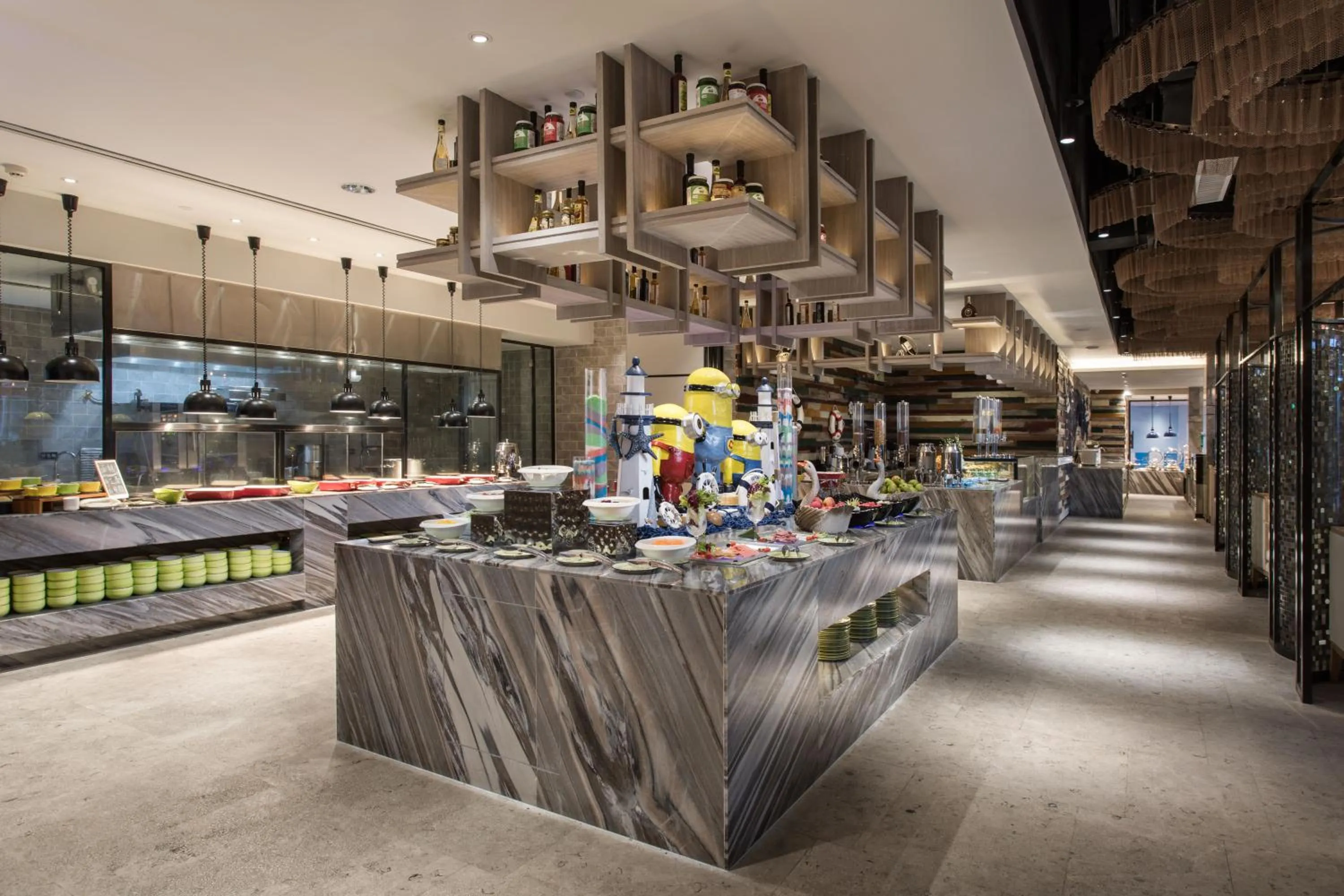 Buffet breakfast in 三亚鹿回头蔚景温德姆酒店