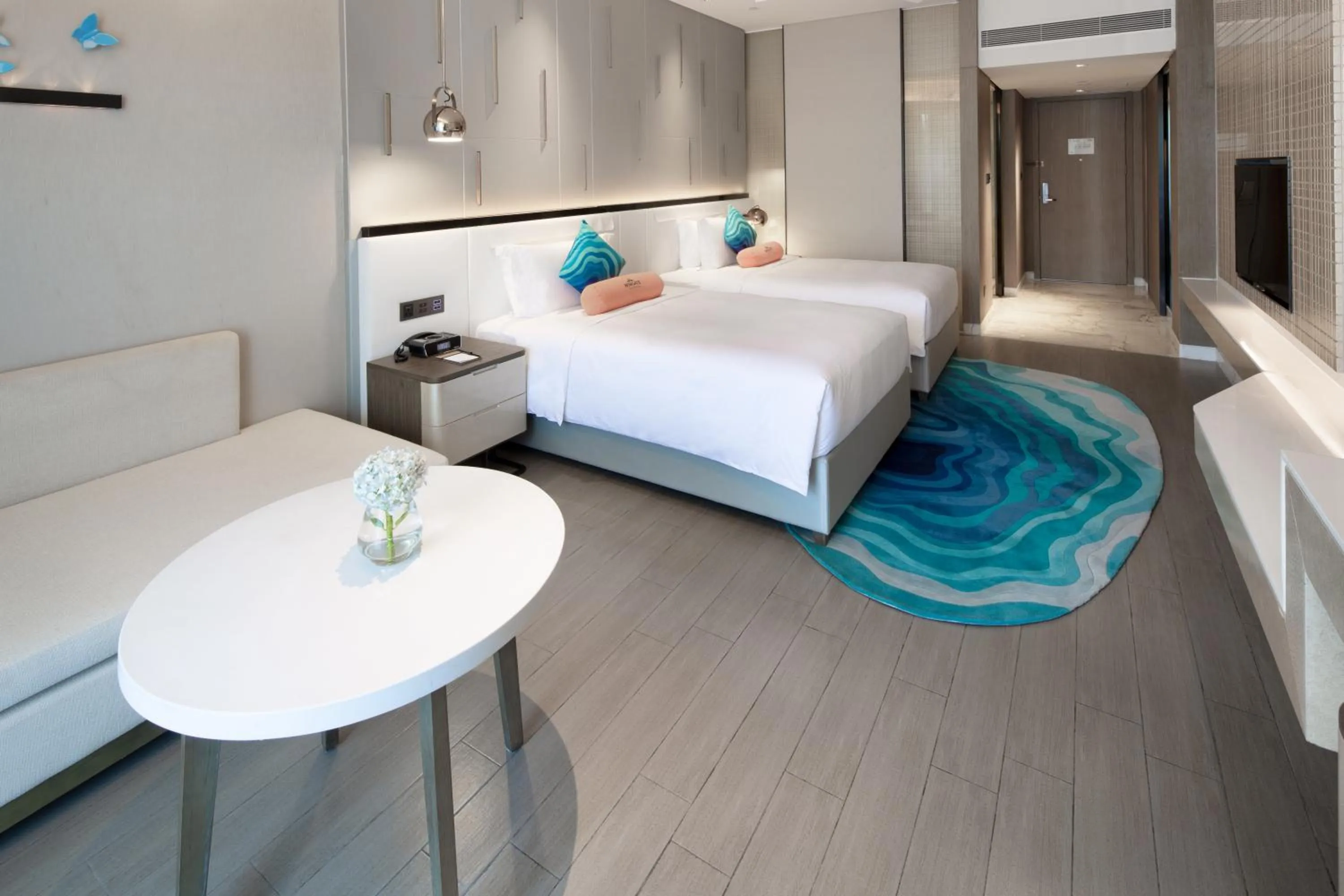 Bedroom, Bed in 三亚鹿回头蔚景温德姆酒店