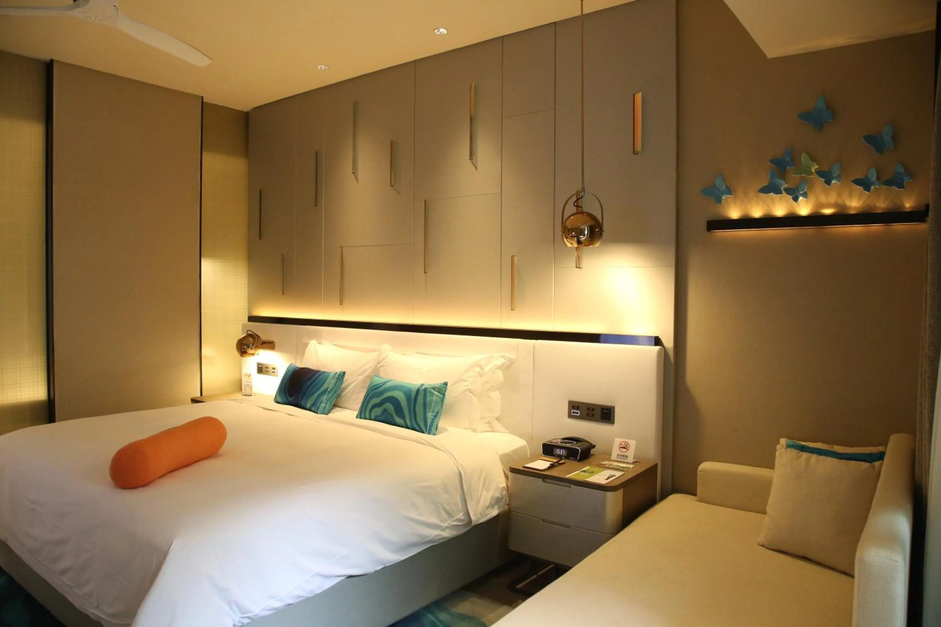 Bed in 三亚鹿回头蔚景温德姆酒店