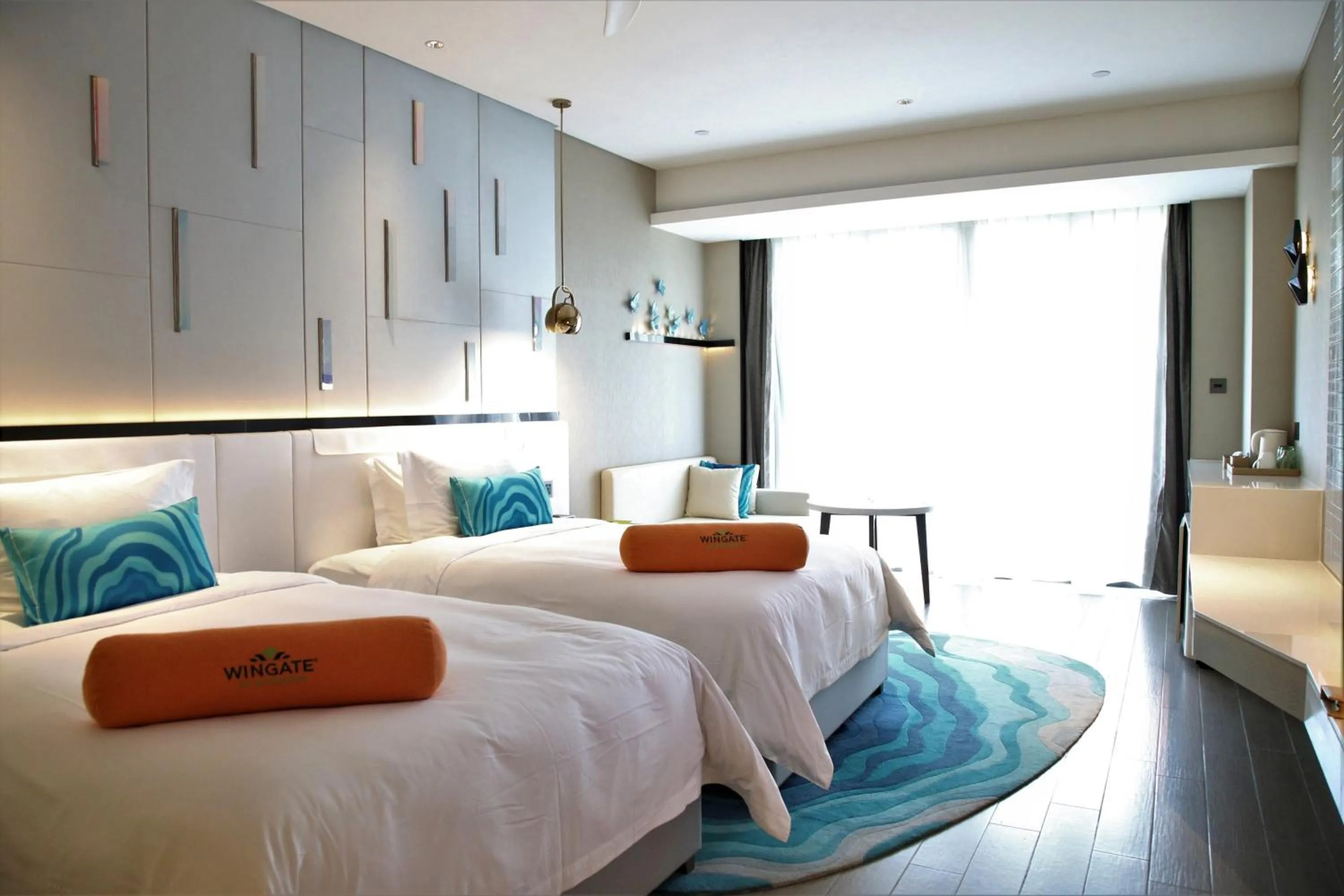 Photo of the whole room, Bed in 三亚鹿回头蔚景温德姆酒店