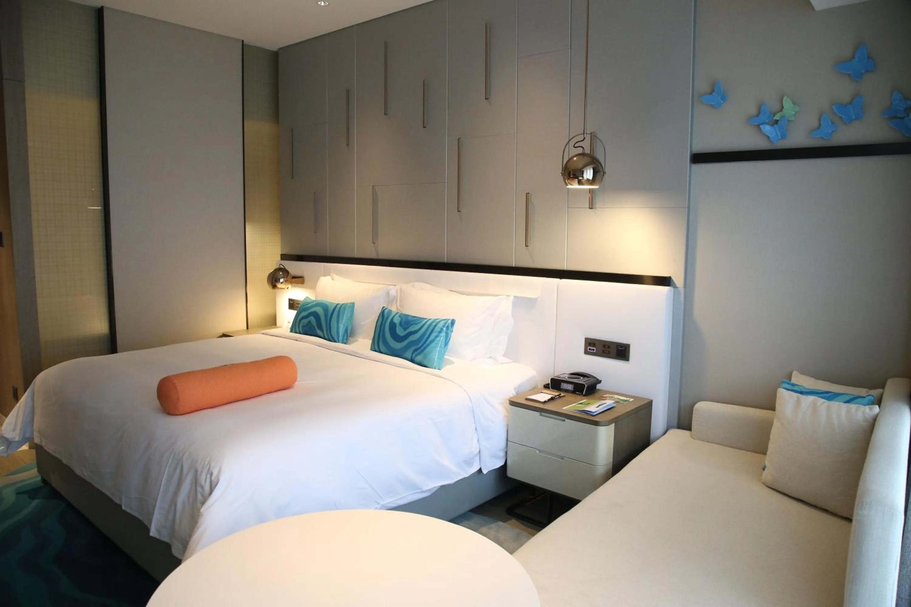 Bed in 三亚鹿回头蔚景温德姆酒店