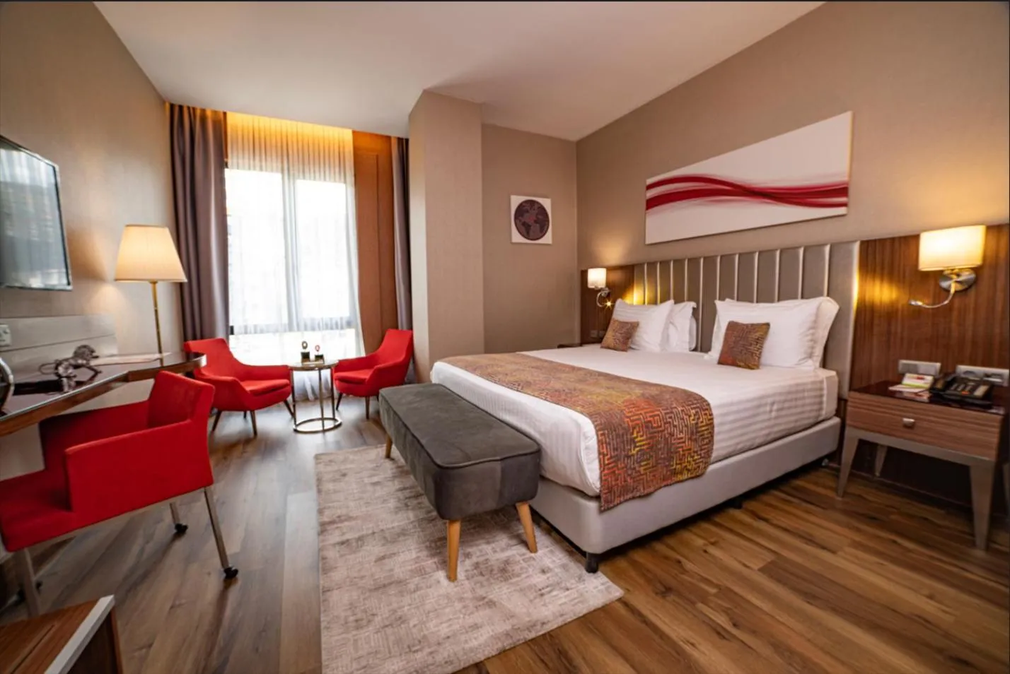 Bed in Ramada by Wyndham Istanbul Alibeykoy
