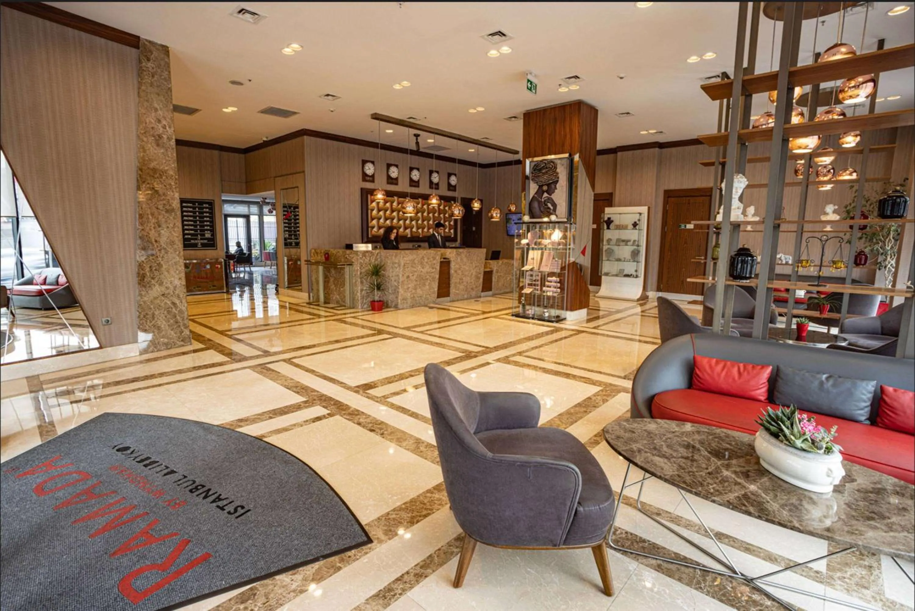 Lobby or reception in Ramada by Wyndham Istanbul Alibeykoy