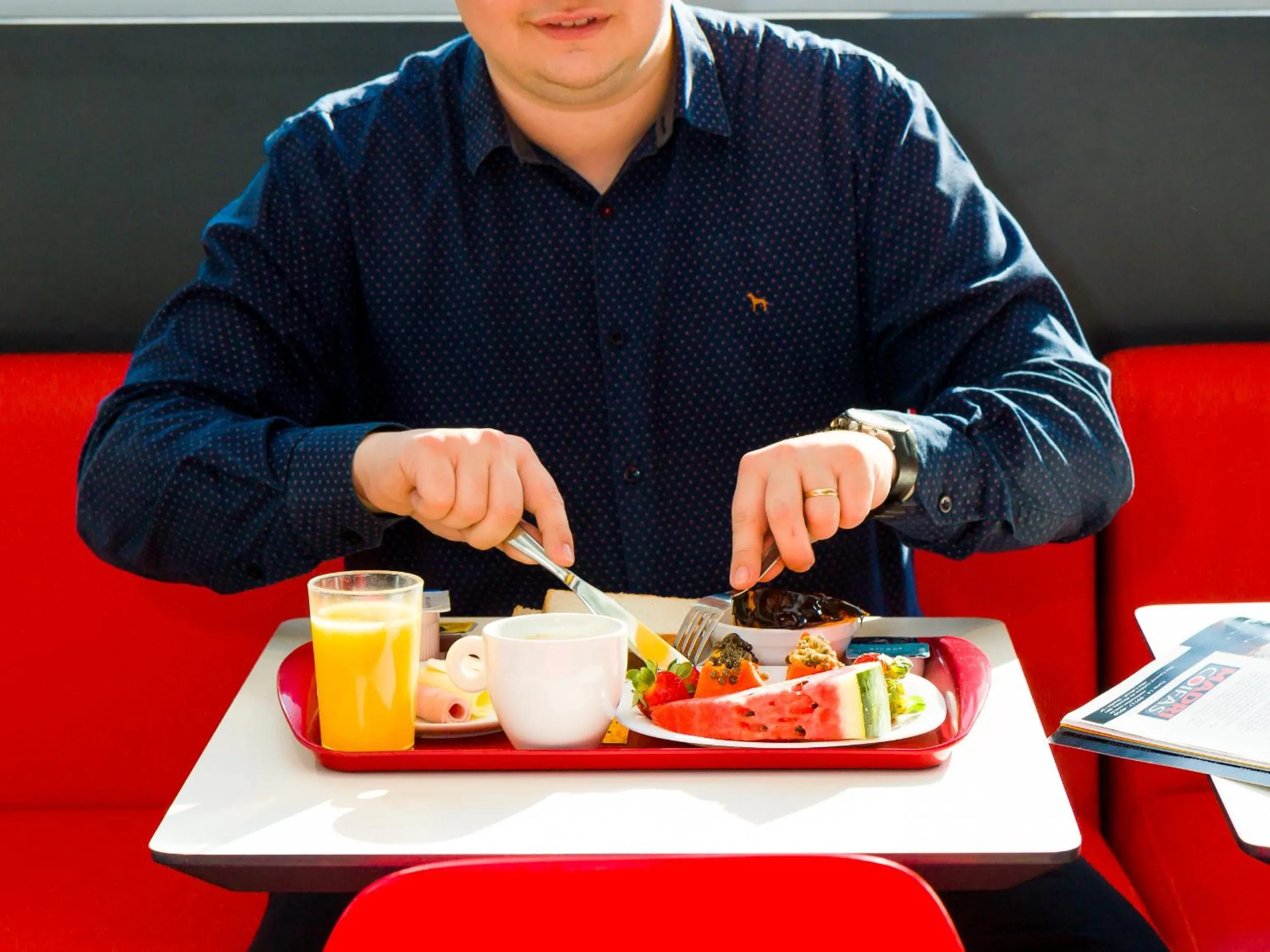 Food and drinks in ibis Marilia