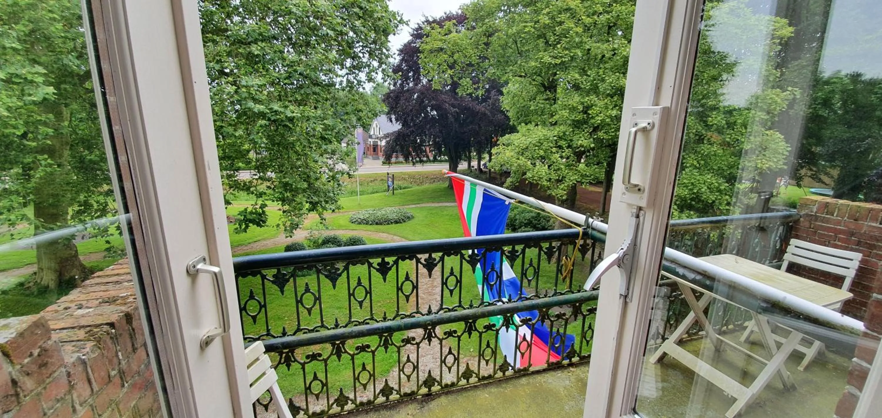 Balcony/Terrace in B&B Blauwestadhoeve