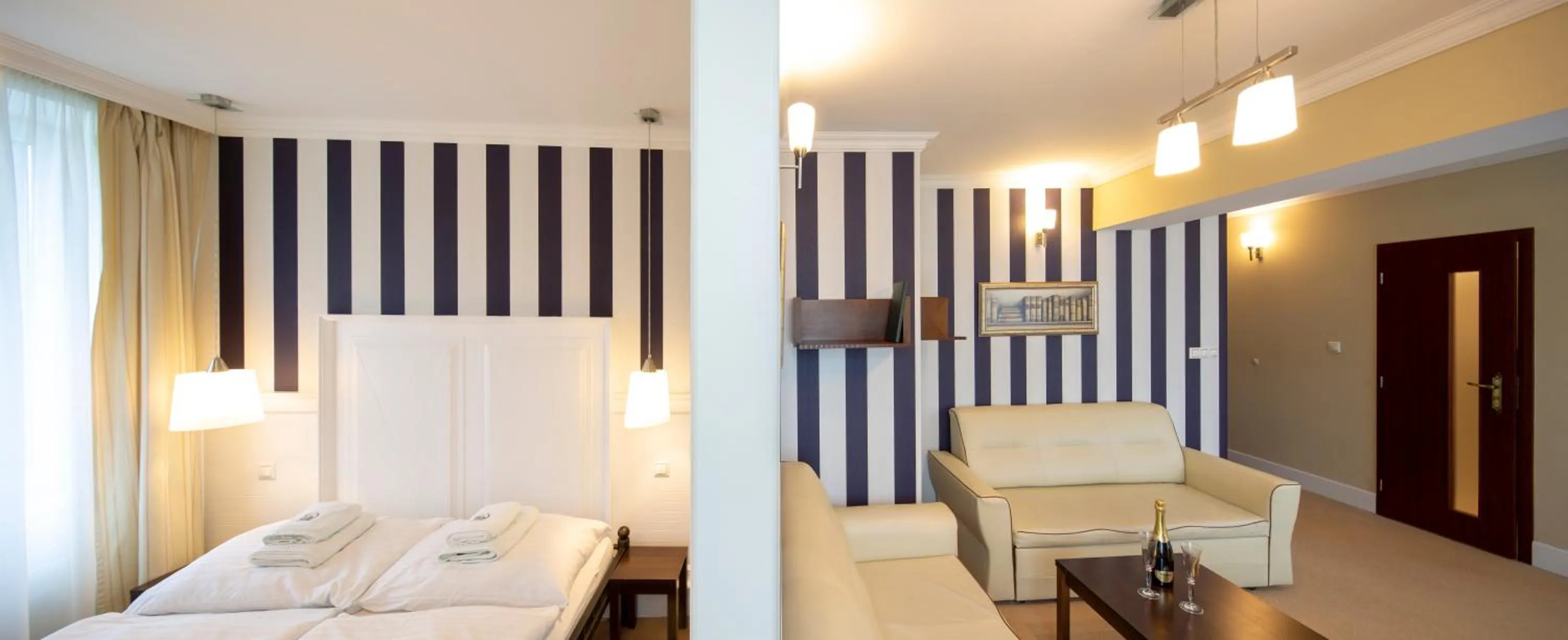 Photo of the whole room, Bed in Pension Eden