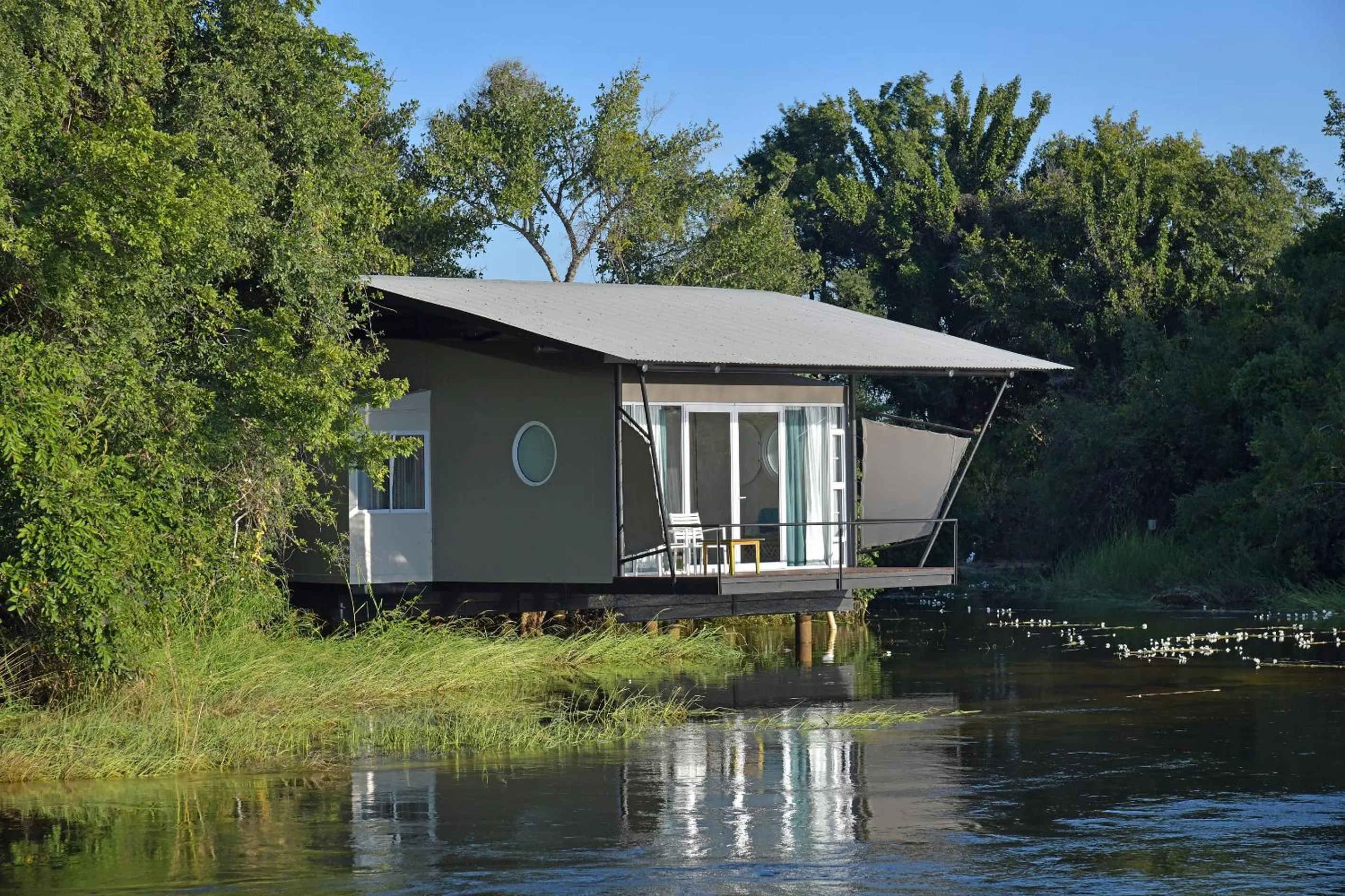 Property building in Zambezi Mubala Lodge