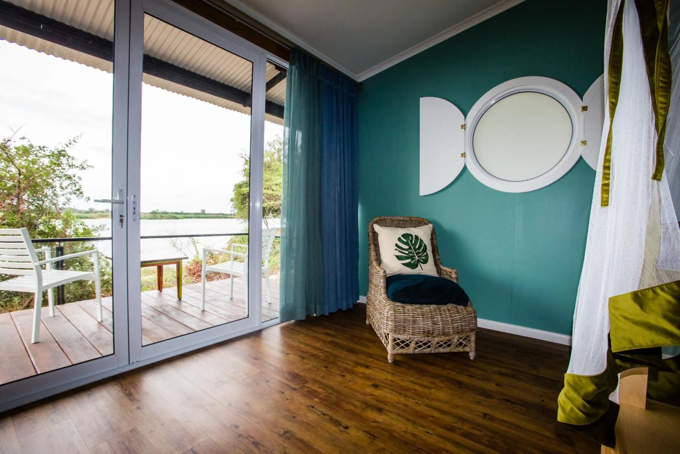 Balcony/Terrace in Zambezi Mubala Lodge