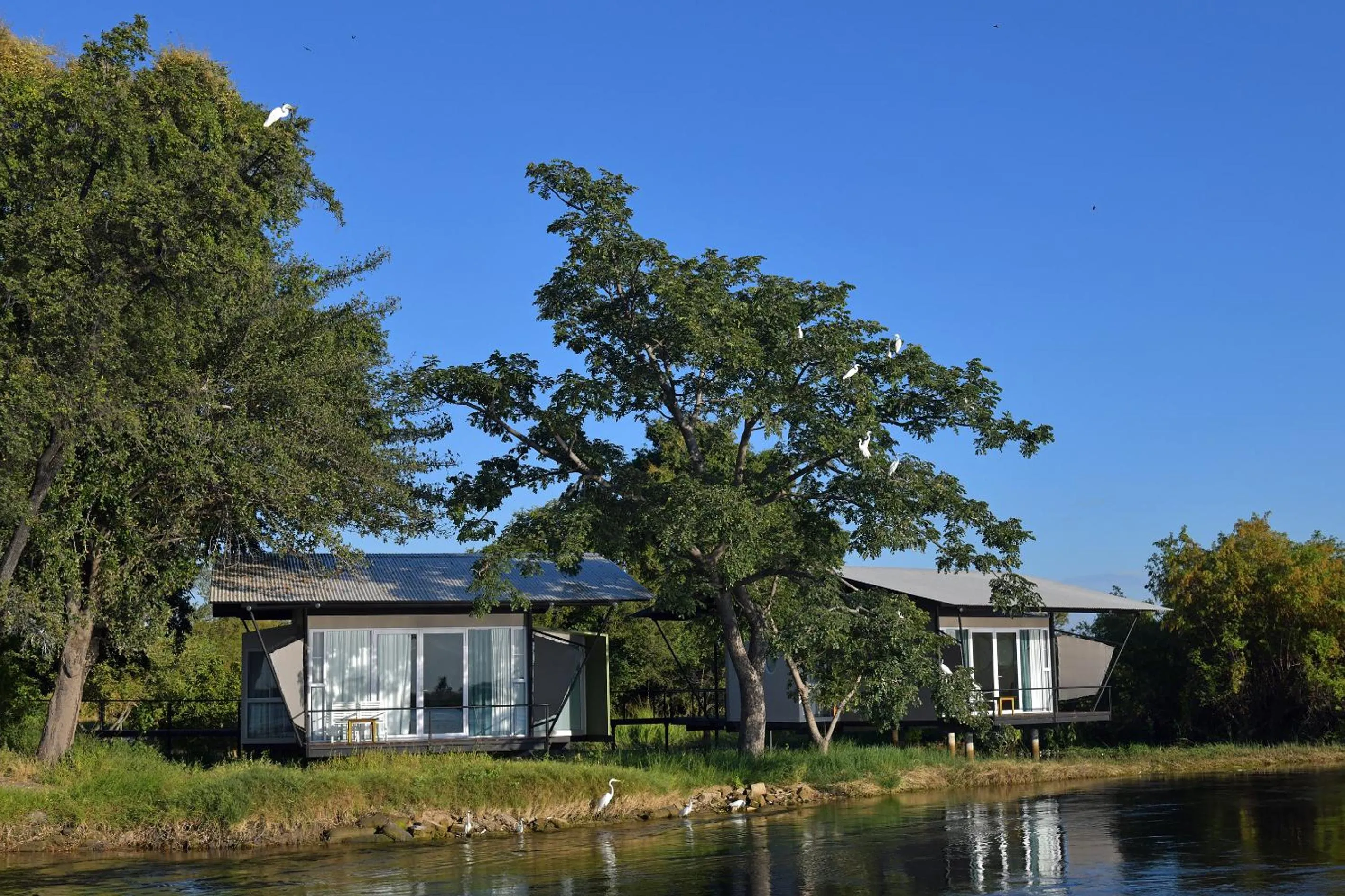 Property building in Zambezi Mubala Lodge