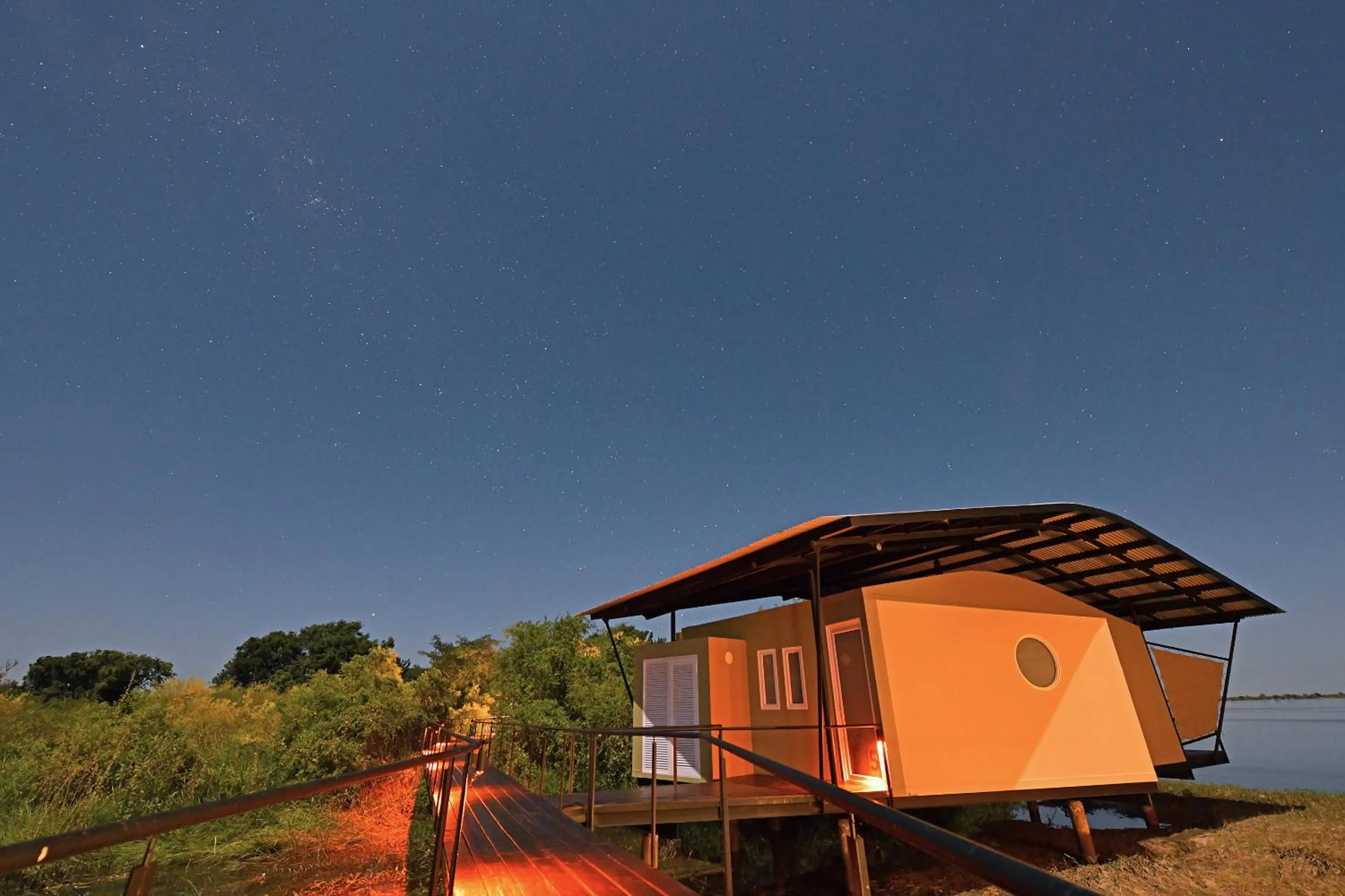 Property building in Zambezi Mubala Lodge