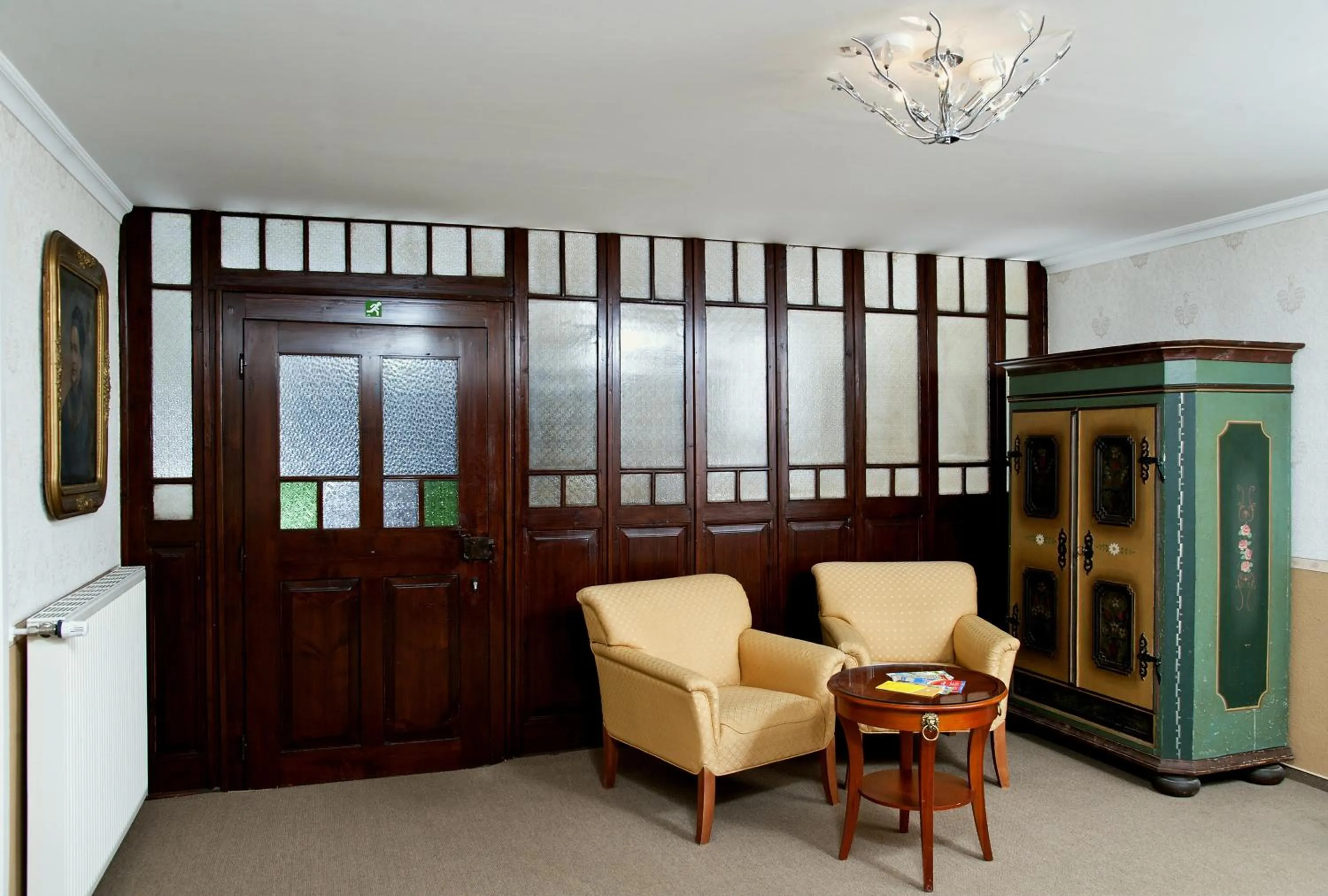 Decorative detail in Hotel Villa Huber