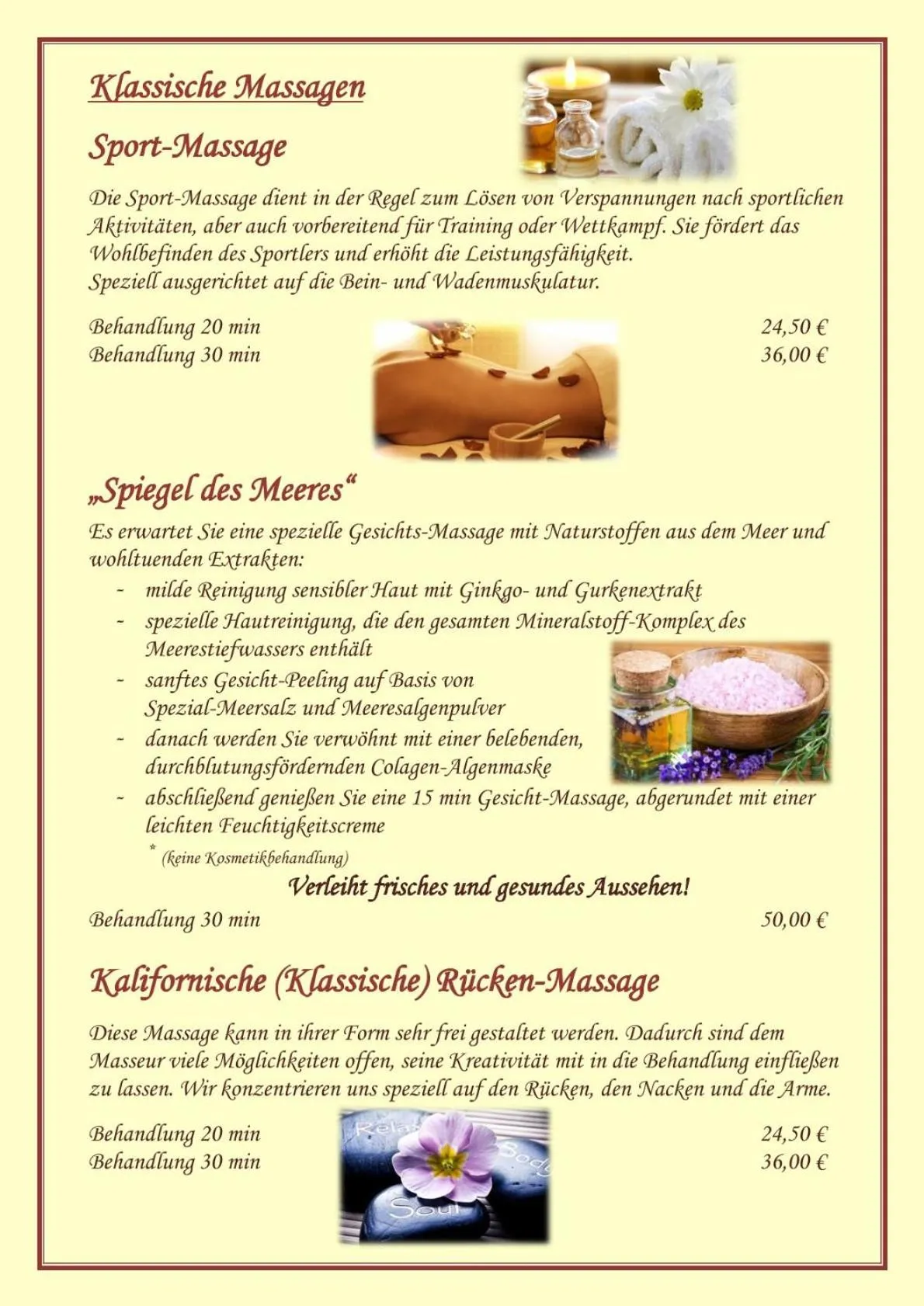 Massage in Ankerhof Hotel