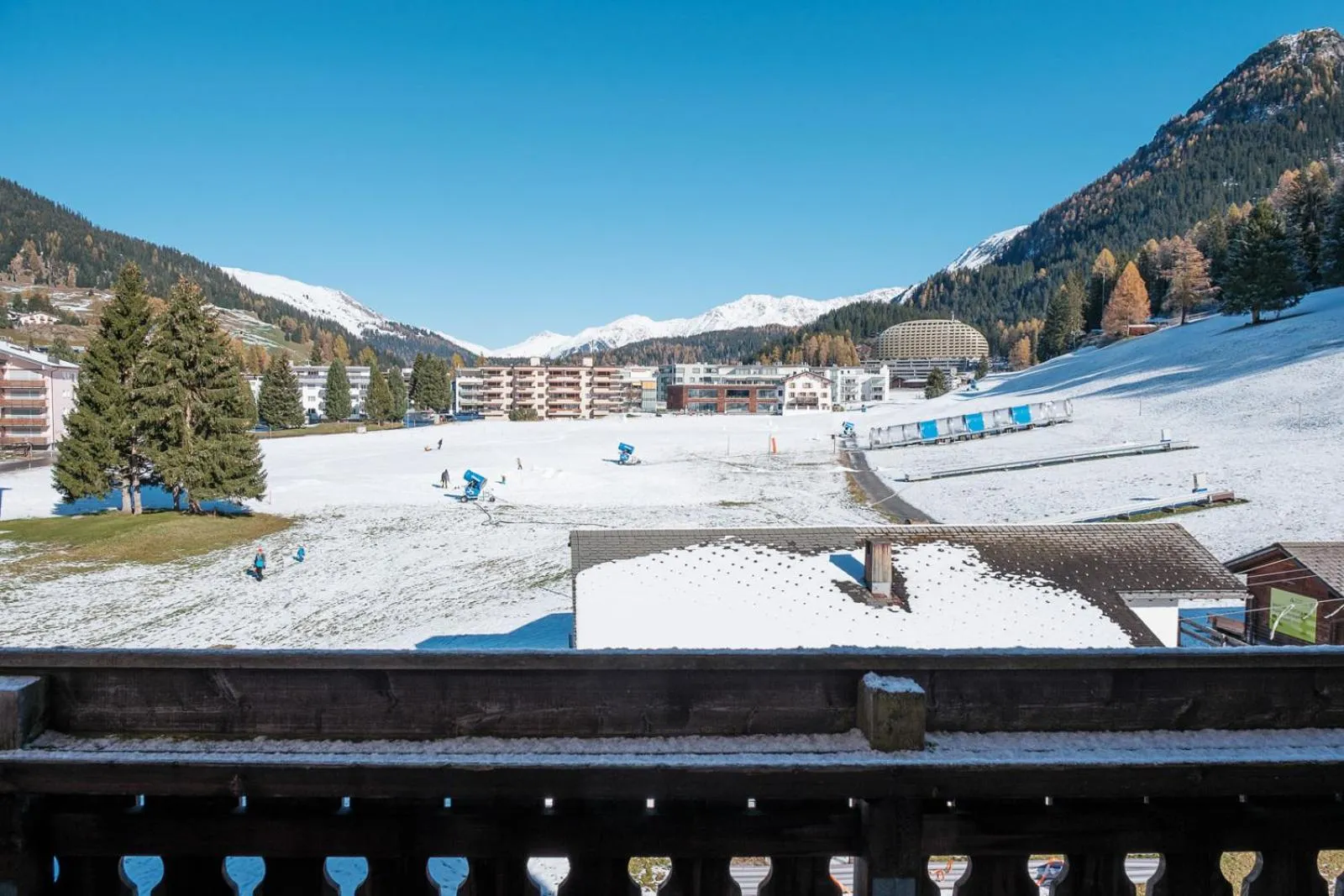 View (from property/room) in Hotel Bünda Davos
