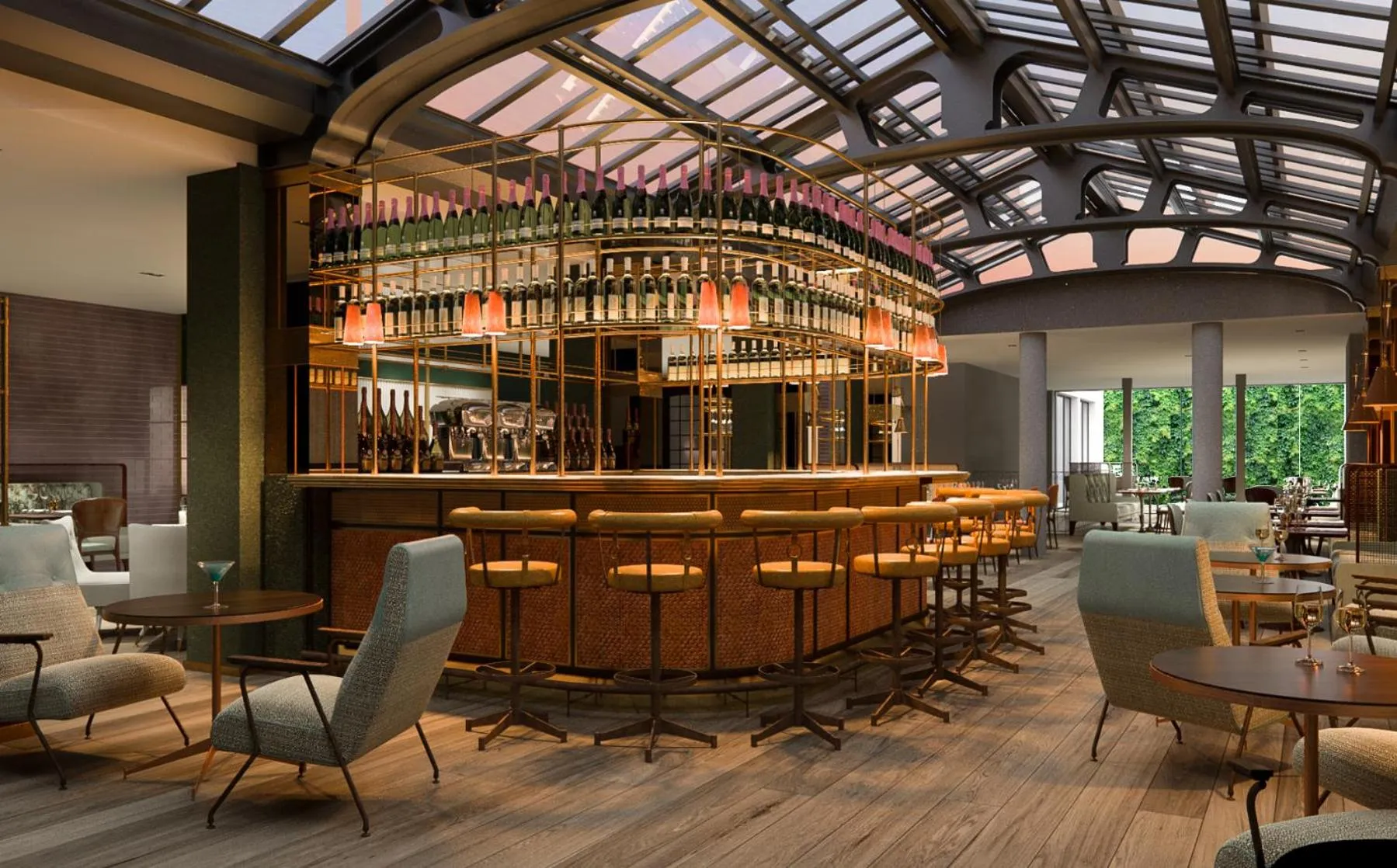 Lounge or bar in Maison Bréguet