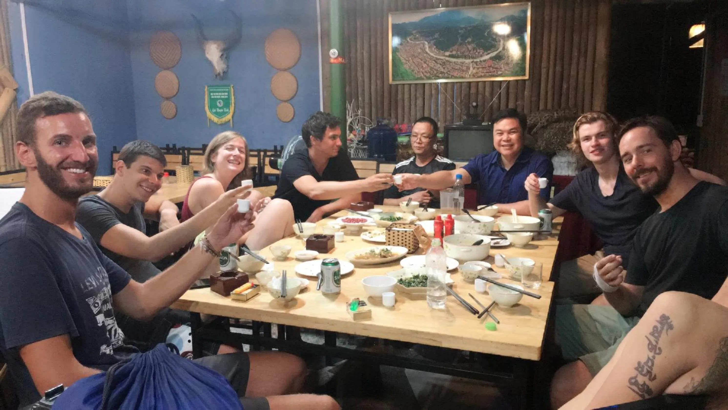 Food close-up in Green Hill Hostel & Tour