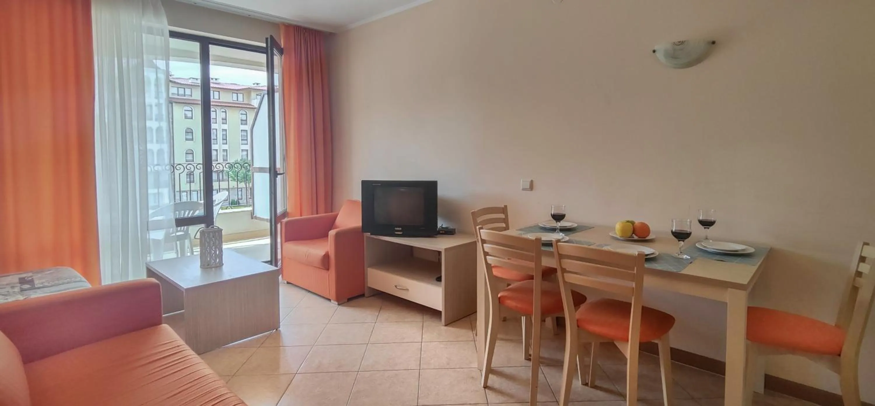 Living room in Royal Sun Apartments