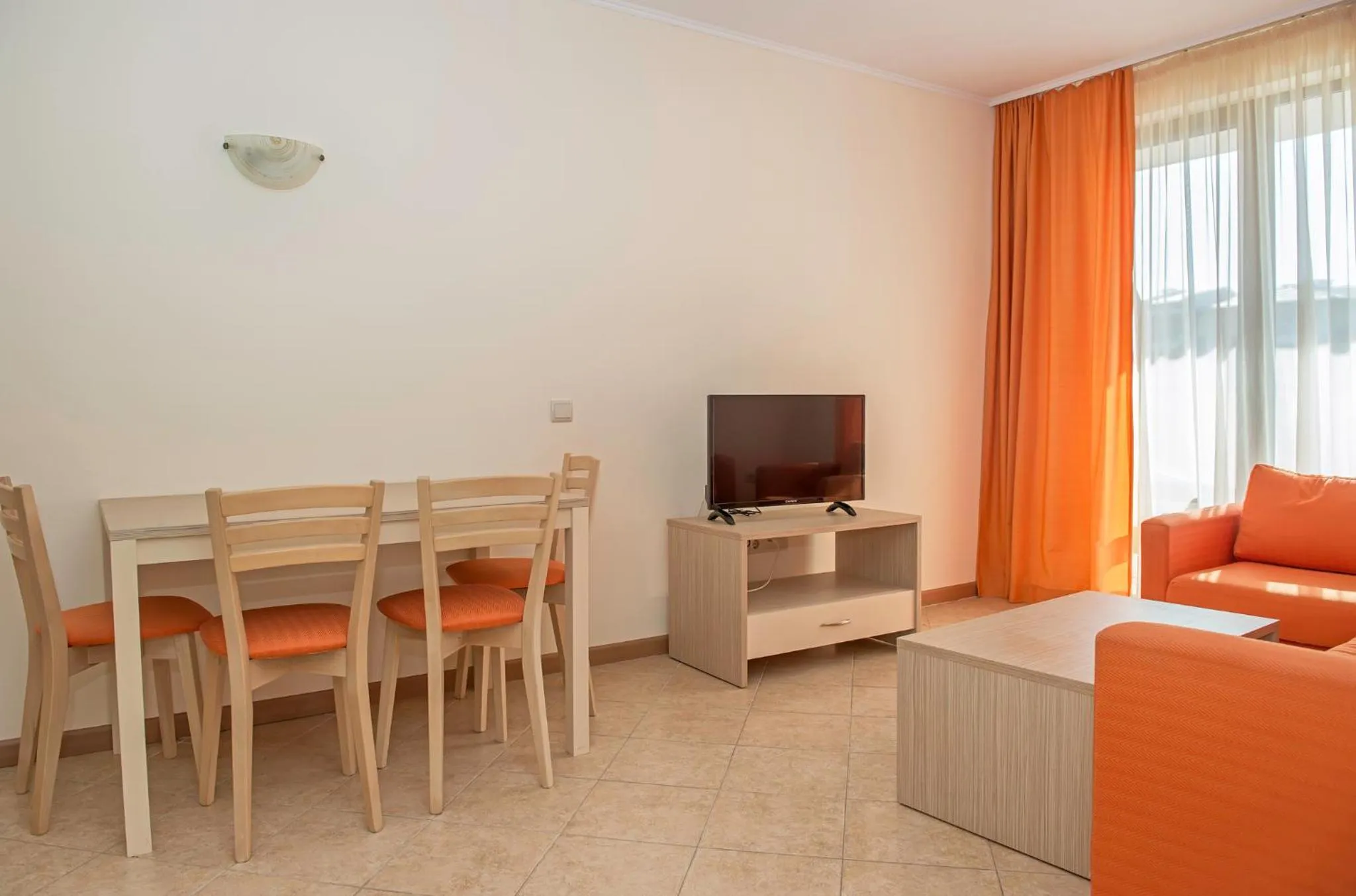 Living room in Royal Sun Apartments