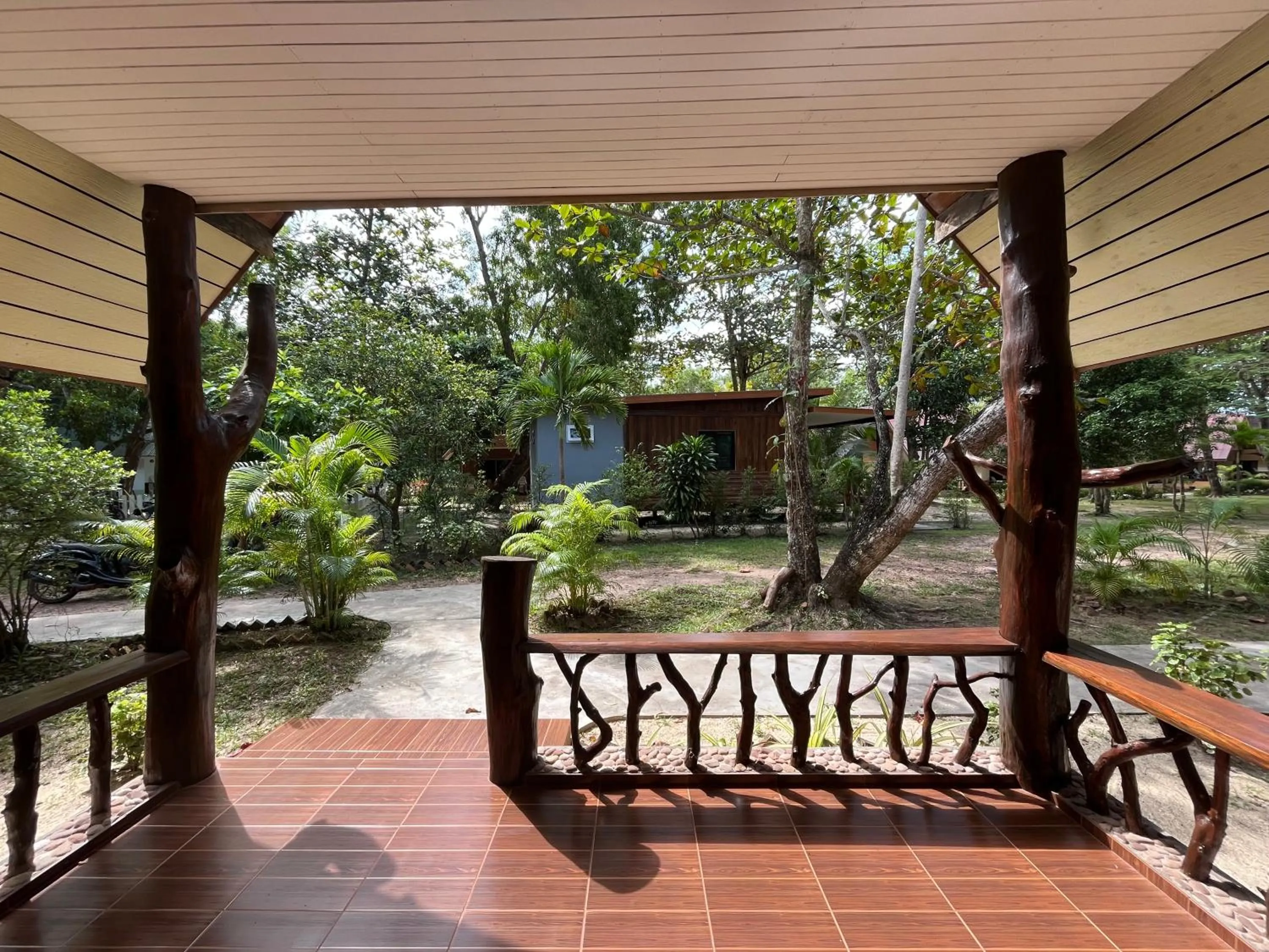 Balcony/Terrace in Season Bungalow