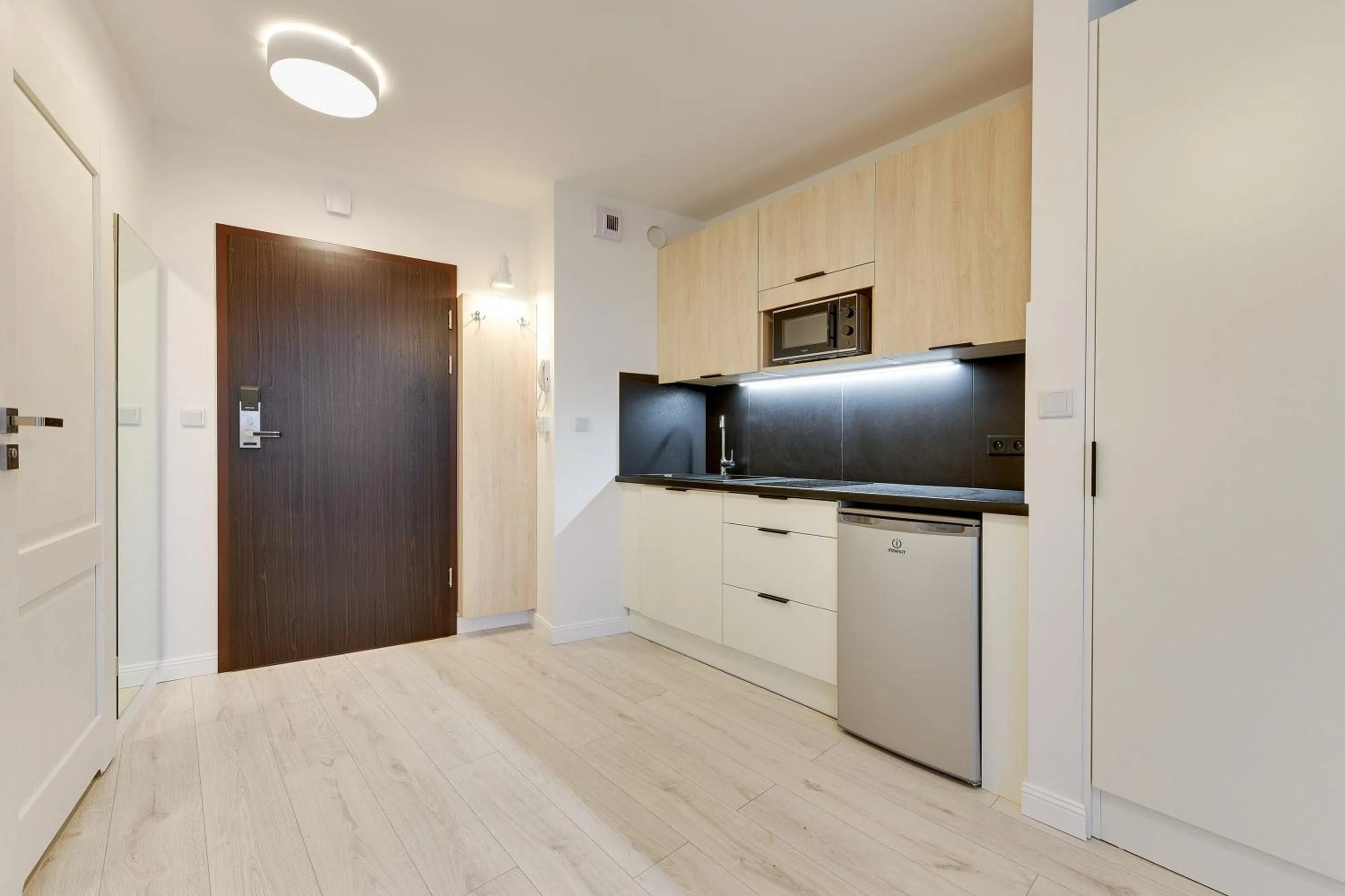 Kitchen or kitchenette in Chrobry Apartamenty Gdańsk Grodzka 10