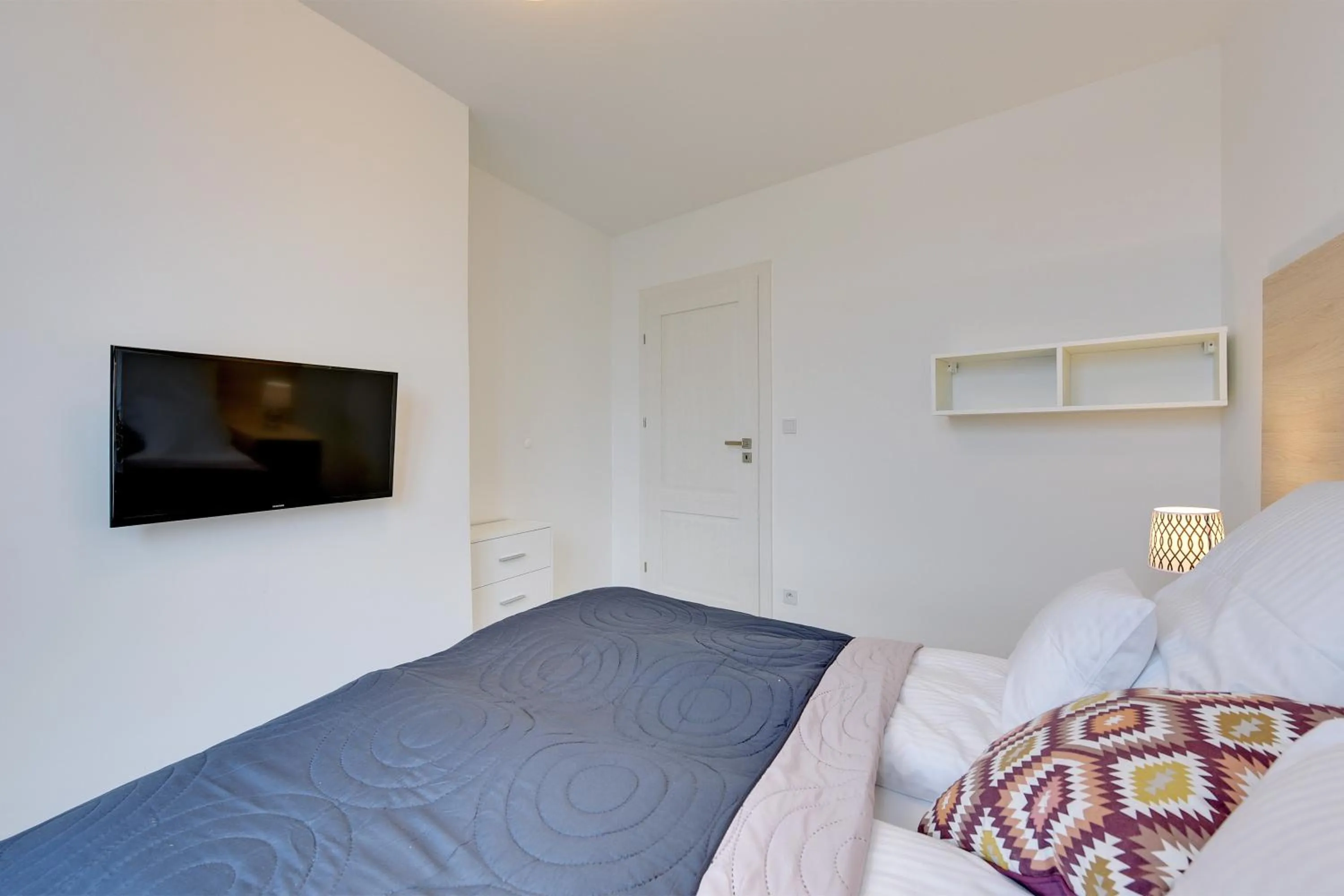 Bed in Chrobry Apartamenty Gdańsk Grodzka 10