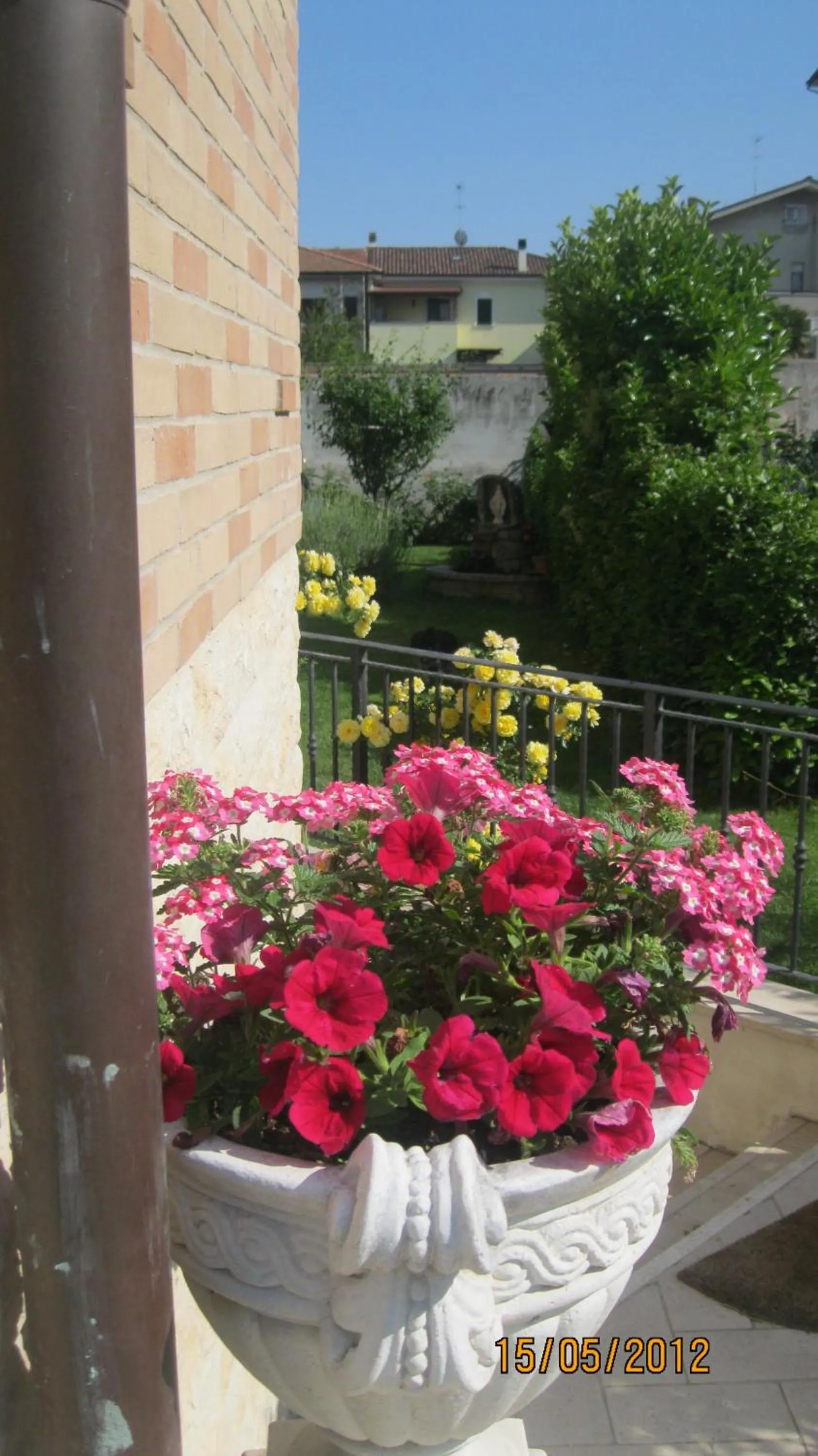 Garden view in AFFITTACAMERE La Tartaruga