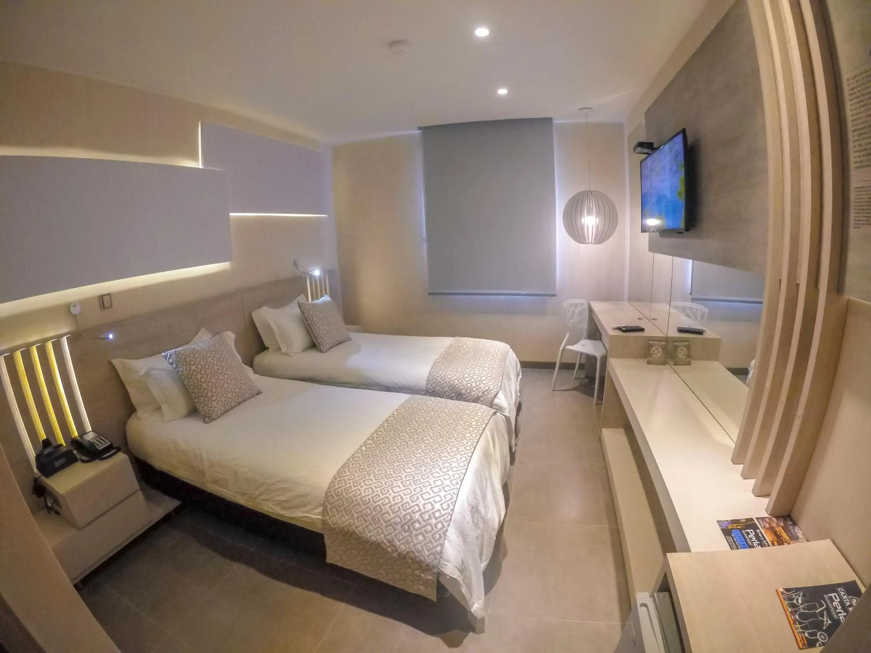 Bed in Hotel Perla Suite Santa Marta