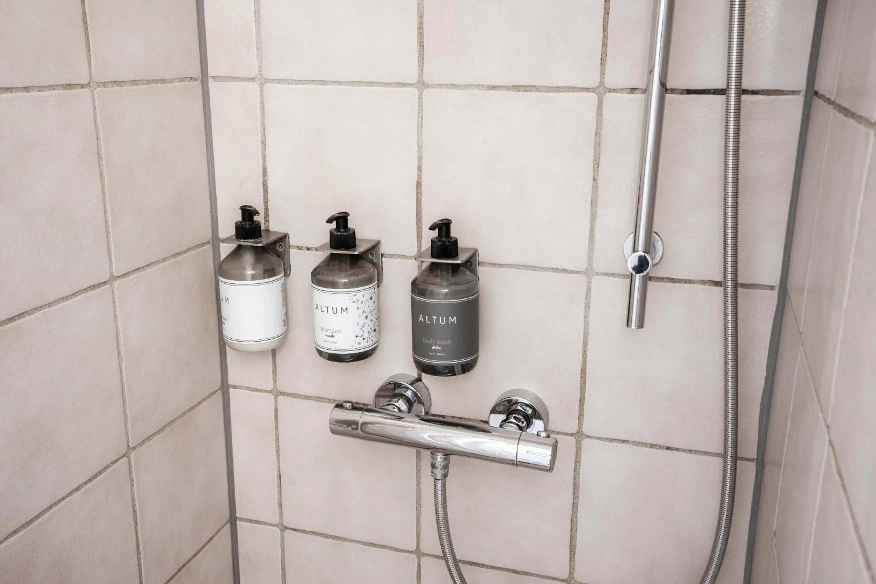 Shower in Hotel Dagmar